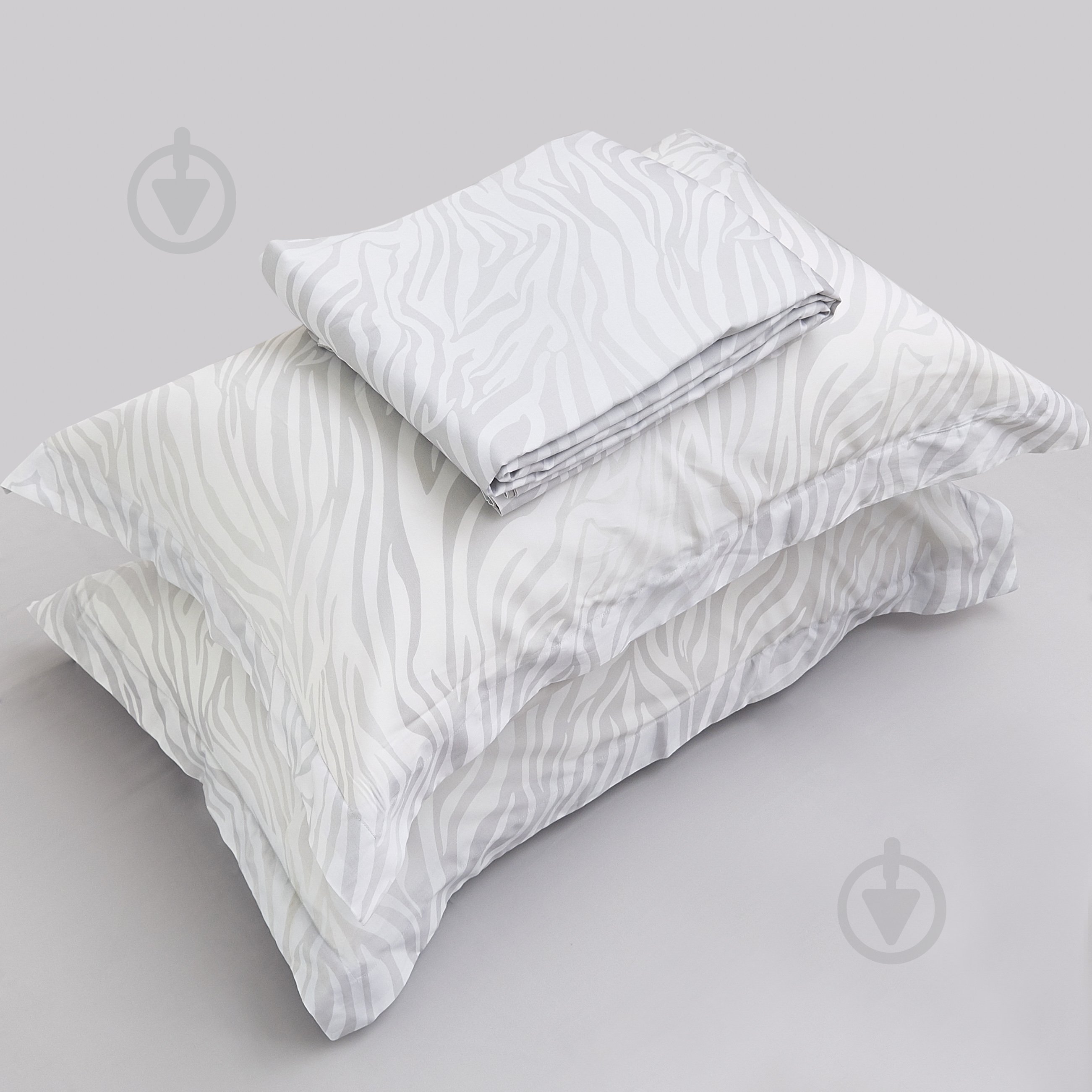 Комплект постельного белья Zebra 2 серый с принтом La Nuit - фото 4 Комплект постельного белья Zebra 2 серый с принтом La Nuit - фото 4