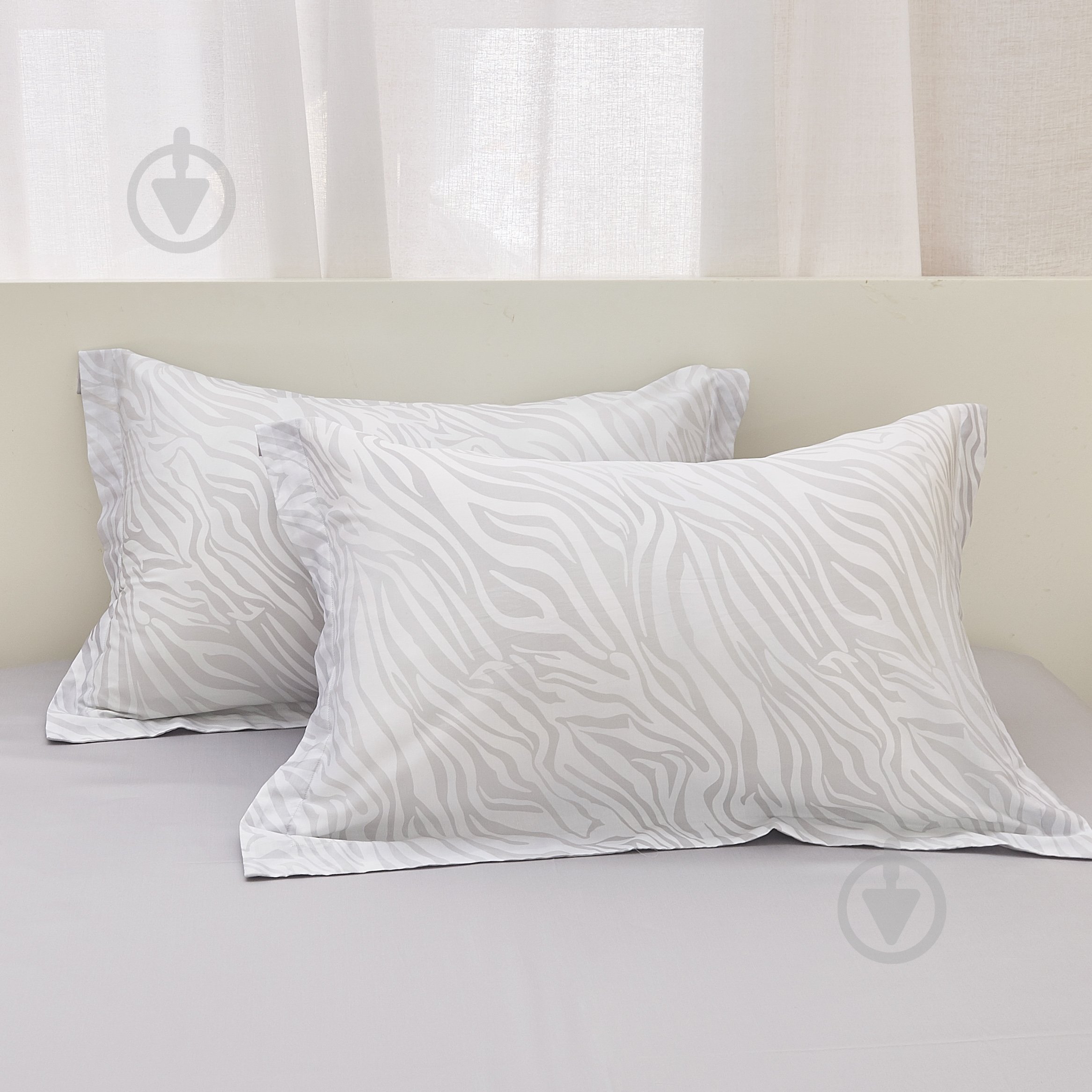 Комплект постельного белья Zebra 2 серый с принтом La Nuit - фото 5 Комплект постельного белья Zebra 2 серый с принтом La Nuit - фото 5