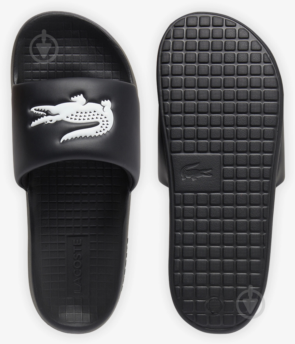 Шлепанцы Lacoste Serve Slide 1.0 49CMA0021312 р.40,5 черный - фото 6 Шлепанцы Lacoste Serve Slide 1.0 49CMA0021312 р.40,5 черный - фото 6