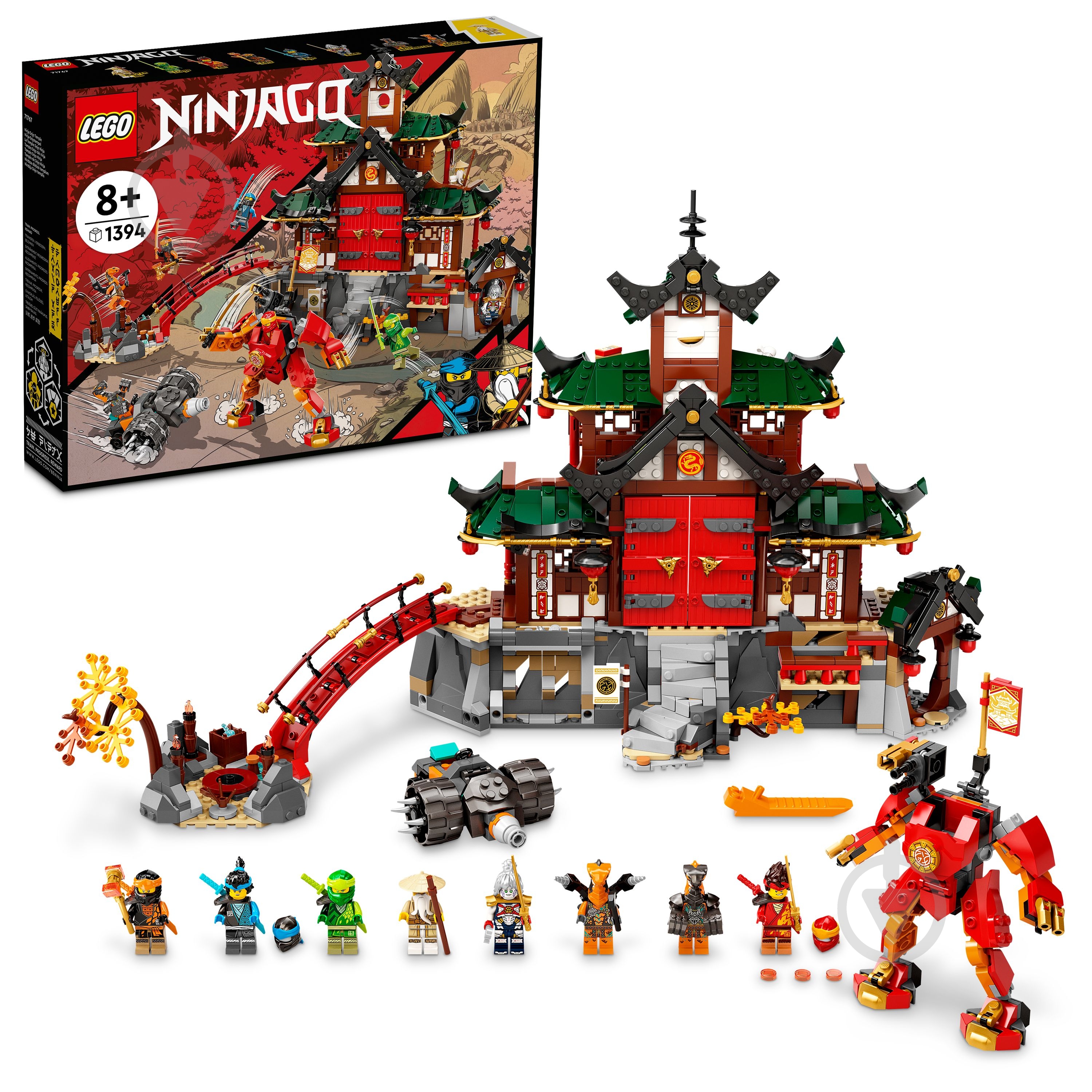 Конструктор LEGO NINJAGO Храм-додзьо ніндзя 71767 - фото 8