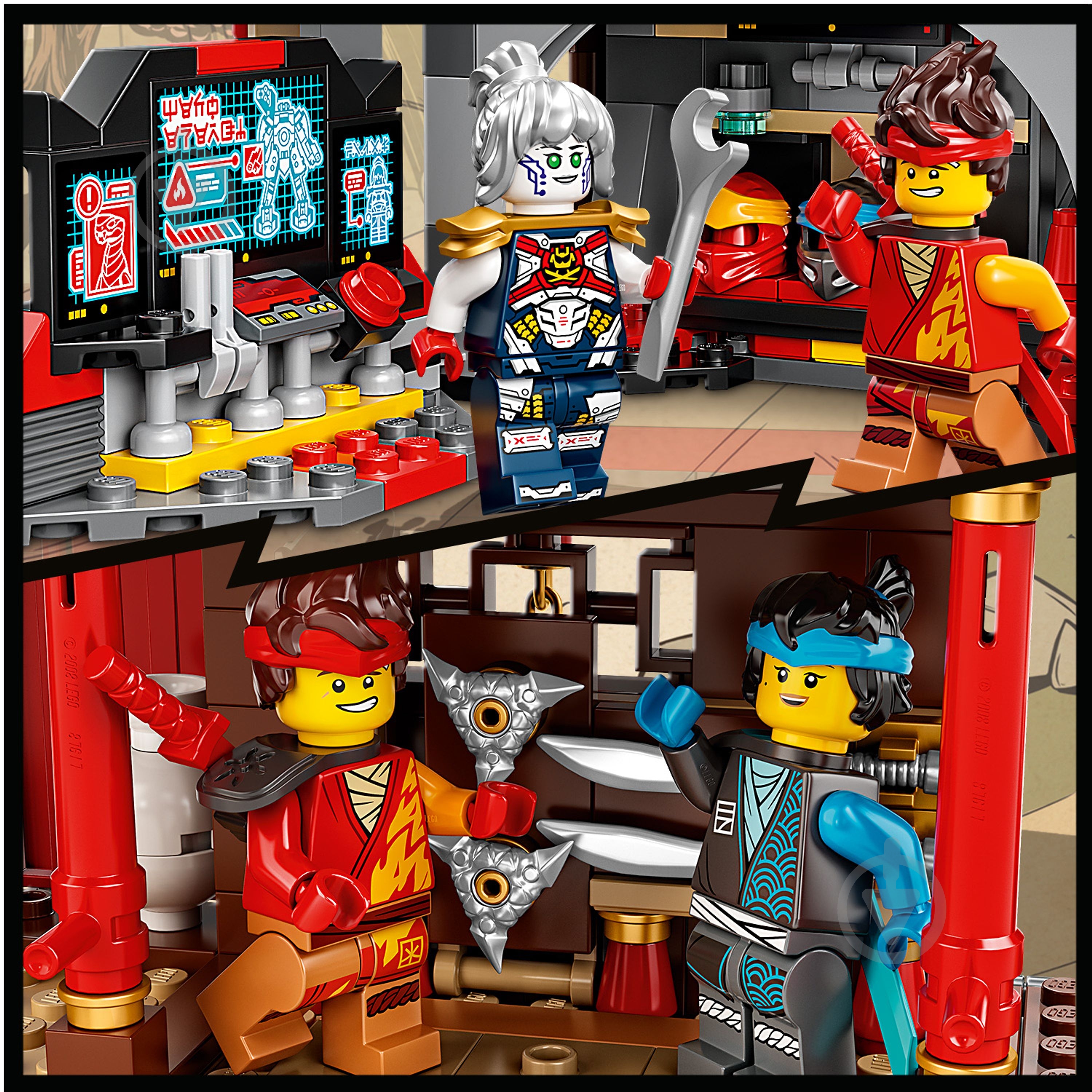 Конструктор LEGO NINJAGO Храм-додзьо ніндзя 71767 - фото 3