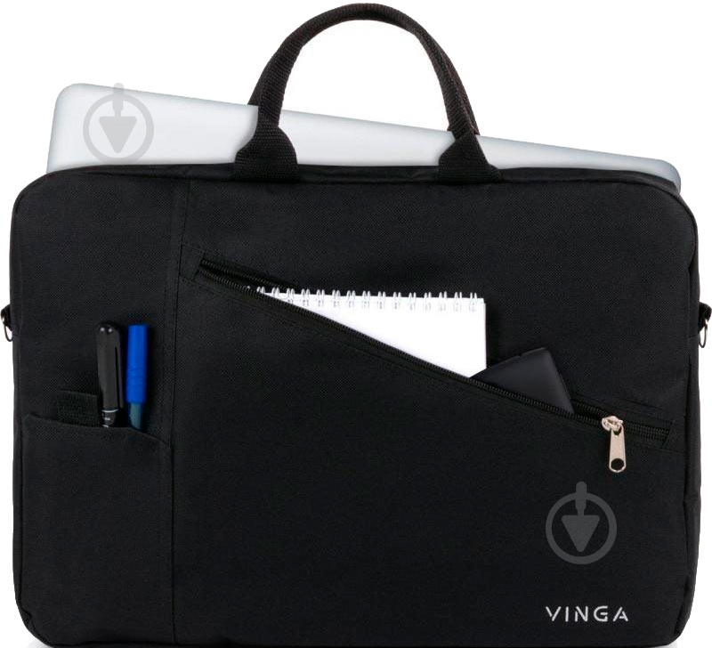 Сумка для ноутбука Vinga 15.6" black (NB120BK) - фото 5 Сумка для ноутбука Vinga 15.6" black (NB120BK) - фото 5