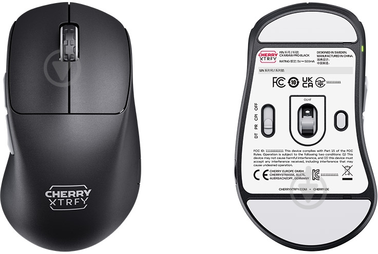 Мышь Cherry Xtrfy M64 PRO 8K WIRELESS black (CX-M64W-PRO-BLACK) - фото 6 Мышь Cherry Xtrfy M64 PRO 8K WIRELESS black (CX-M64W-PRO-BLACK) - фото 6