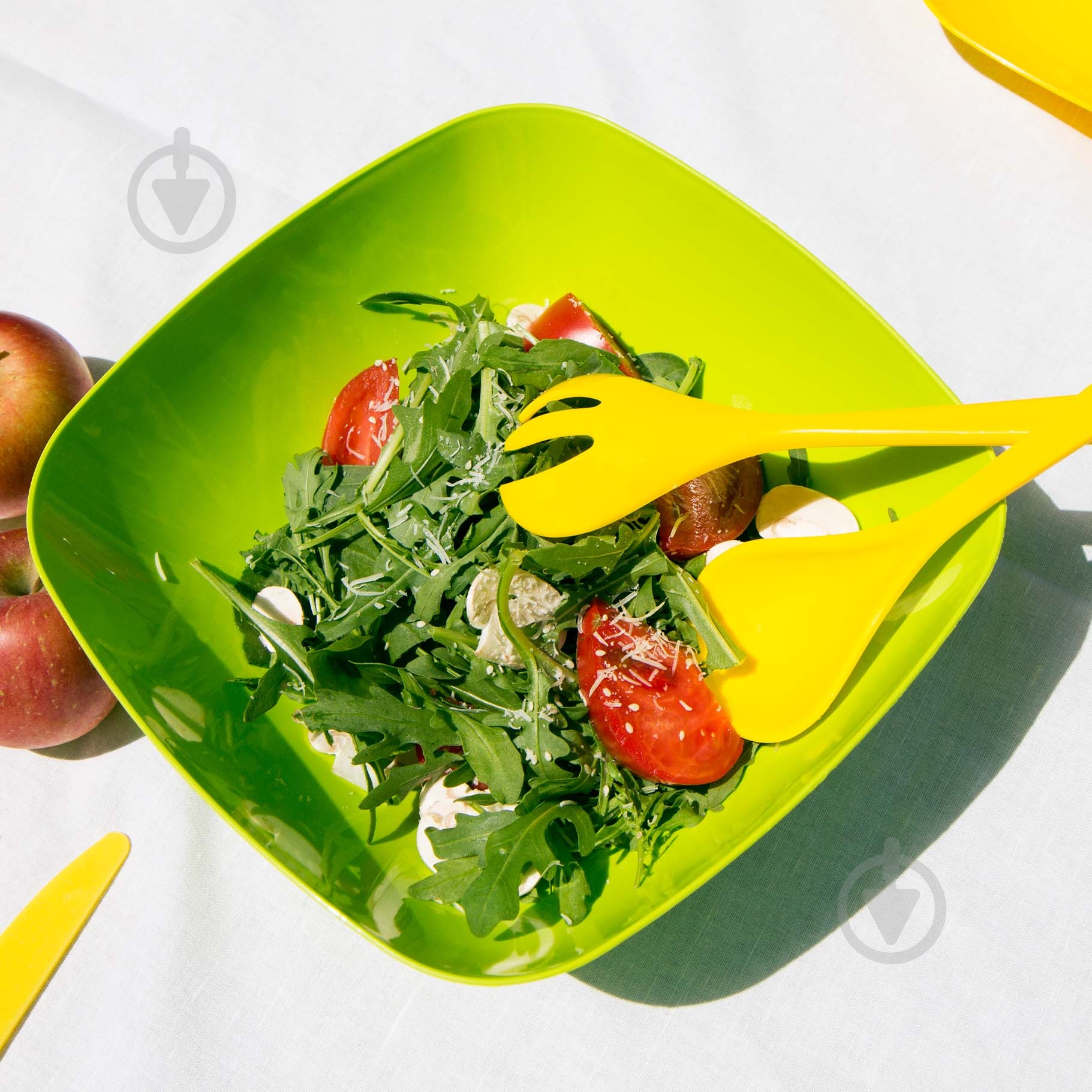 Салатник Алеана 120х120х55мм 300 мл оливковый - фото 10