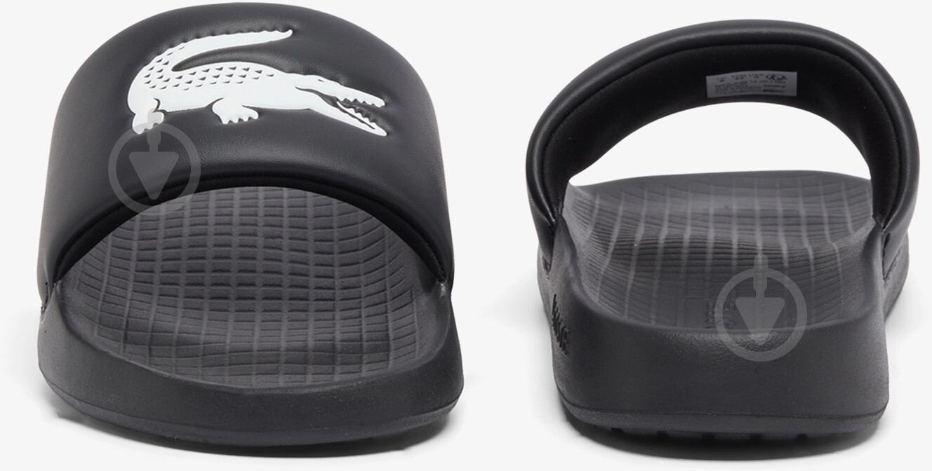 Шлепанцы Lacoste Serve Slide 1.0 49CMA0021312 р.42 черный - фото 4 Шлепанцы Lacoste Serve Slide 1.0 49CMA0021312 р.42 черный - фото 4