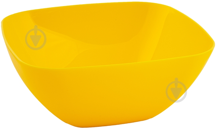 Салатник Алеана Мульті 120х120х55мм 300 мл жовтий - фото 1