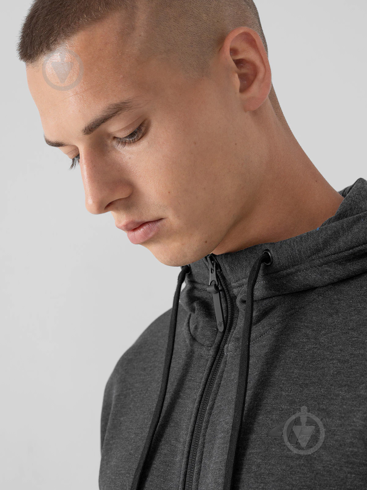 Свитшот 4F D4Z21-BLM303-24M р. M серый меланж - фото 2