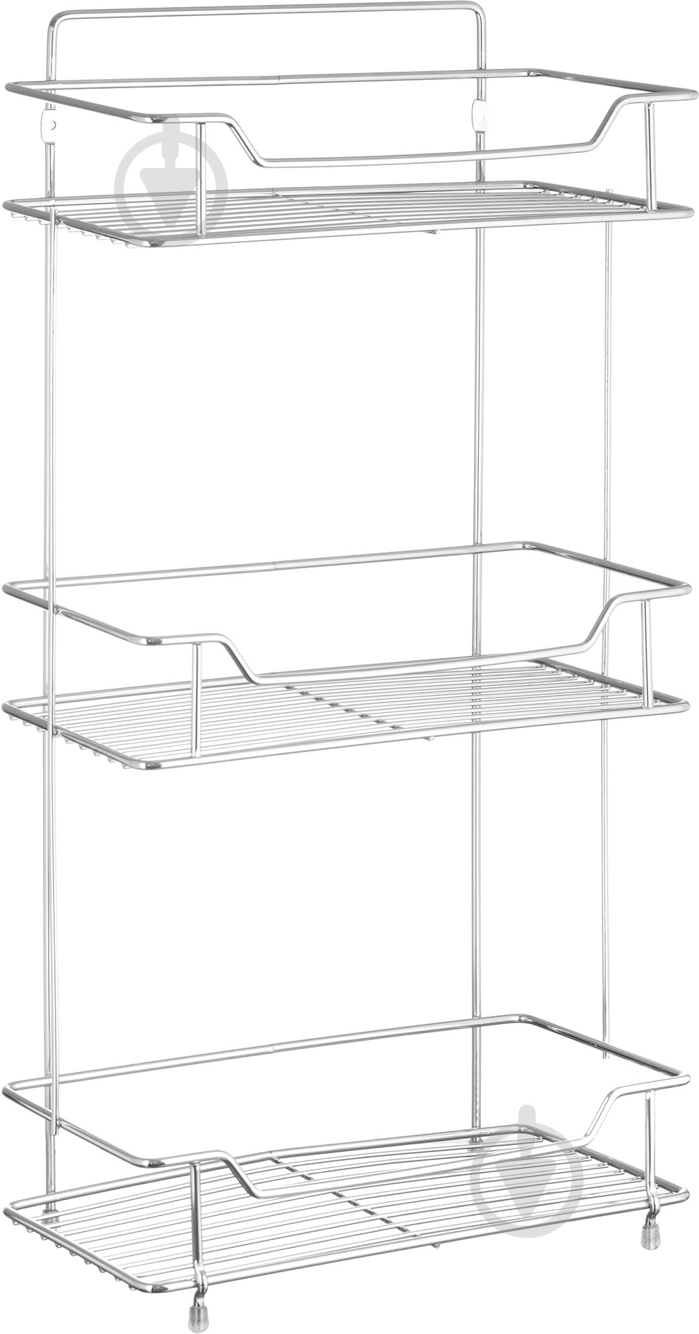 Полиця Lemax 3-х рівнева ЕВА-5002 S/S для ванної кімнати 290х160х580 мм - фото 2