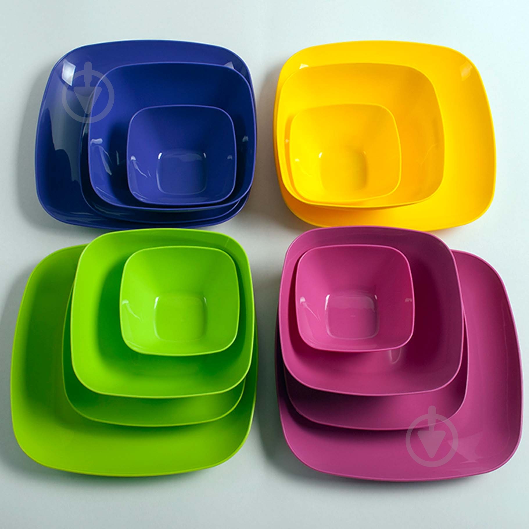 Салатник Алеана Мульти 180х180х75мм 1 л оливковый - фото 10