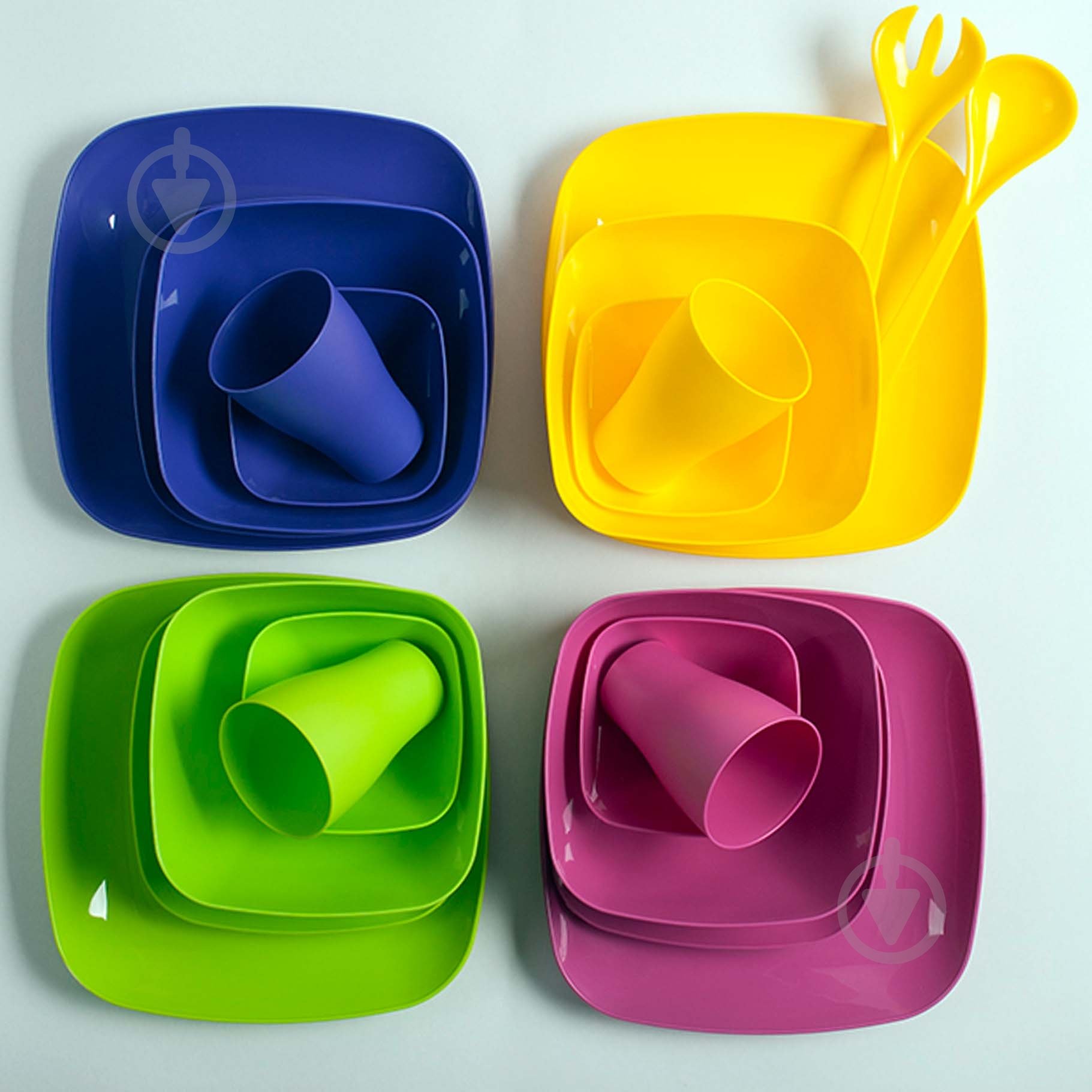 Салатник Алеана Мульти 180х180х75мм 1 л оливковый - фото 3