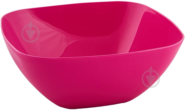 Салатник Алеана Мульти 180х180х75мм 1 л розовый - фото 1
