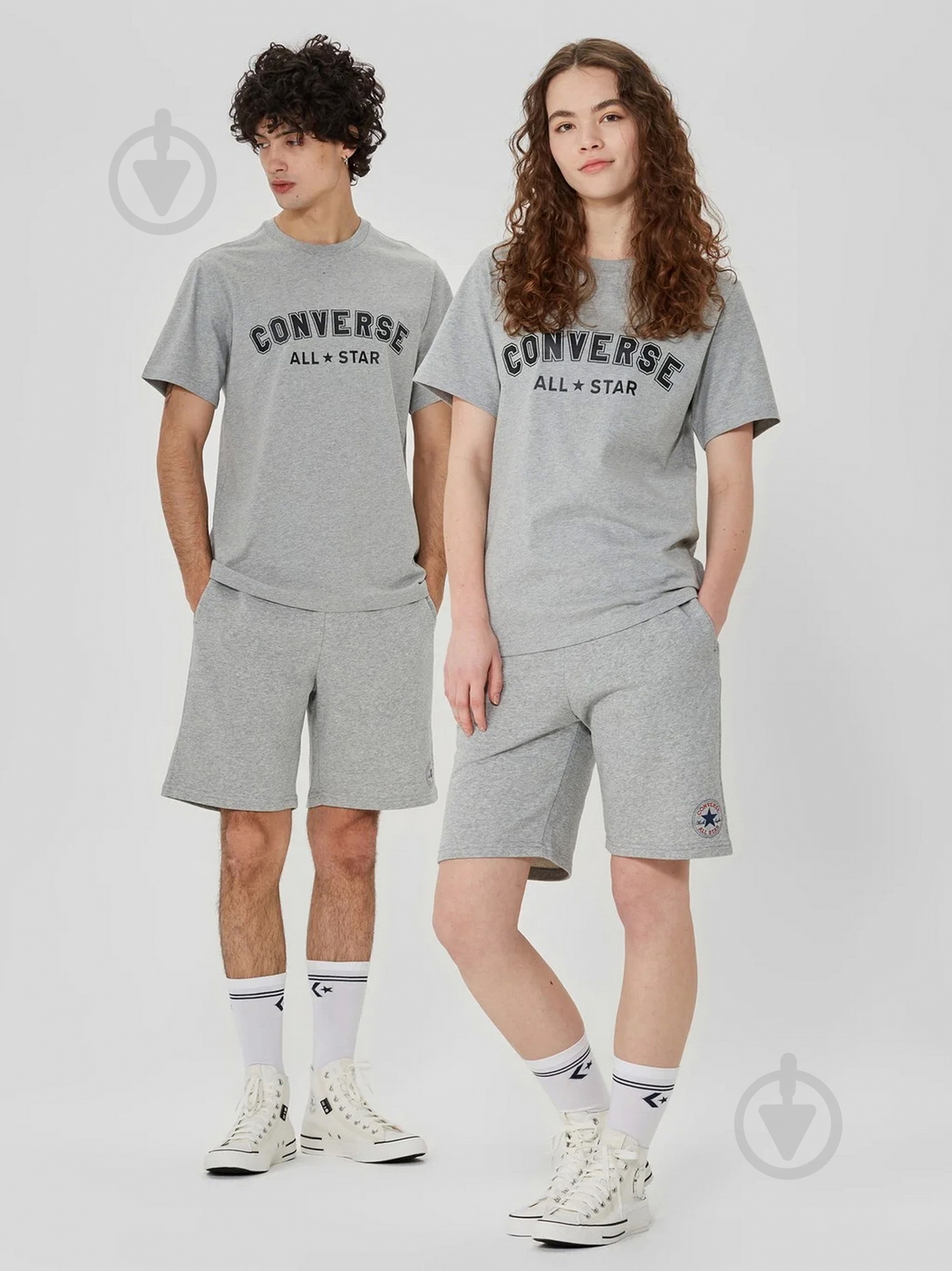 Шорты Converse NOVELTY CHUCK PATCH SHORT 10024946-035 р. L серый - фото 2