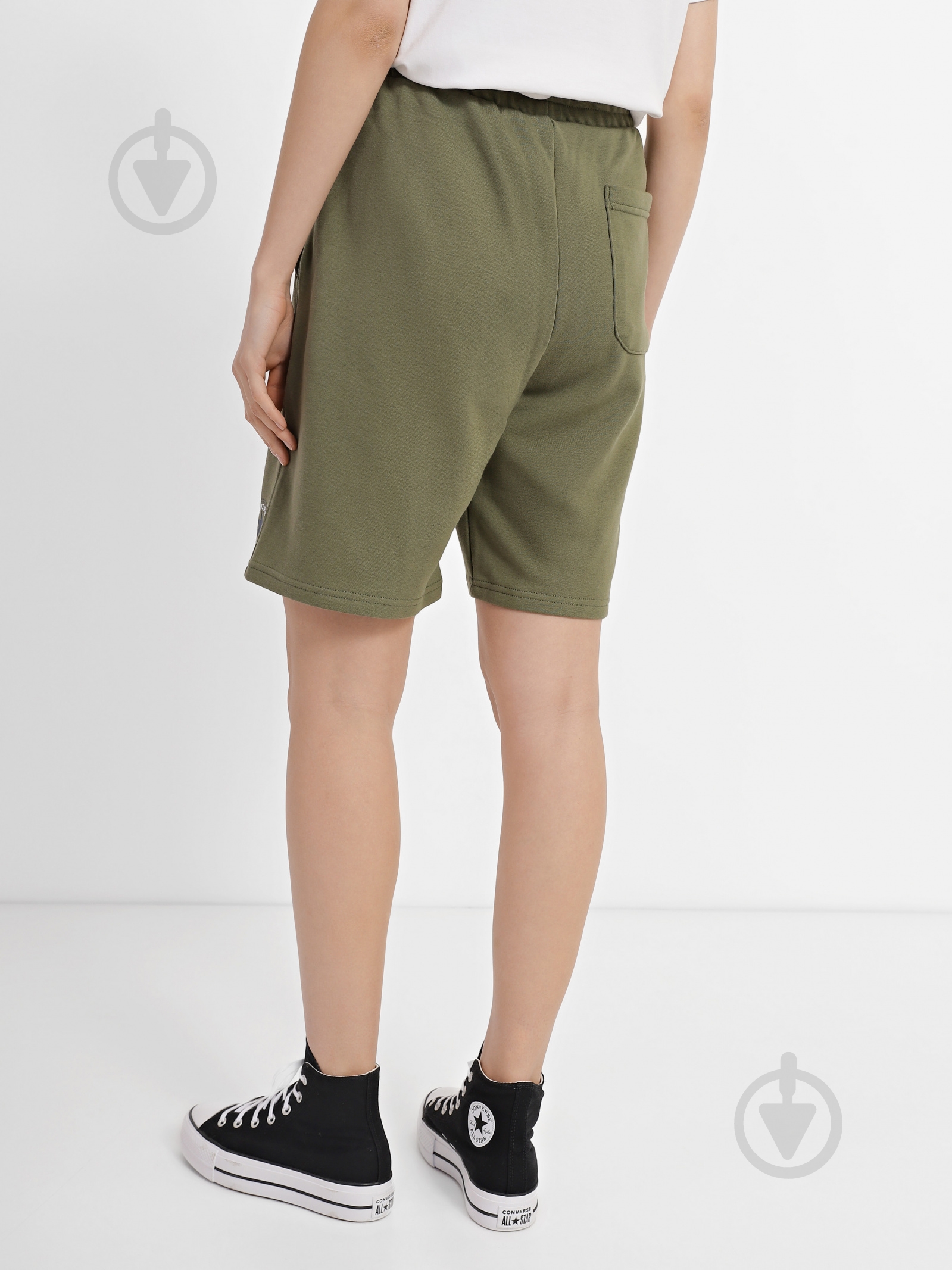 Шорты Converse NOVELTY CHUCK PATCH SHORT 10024946-306 р. L хаки - фото 2