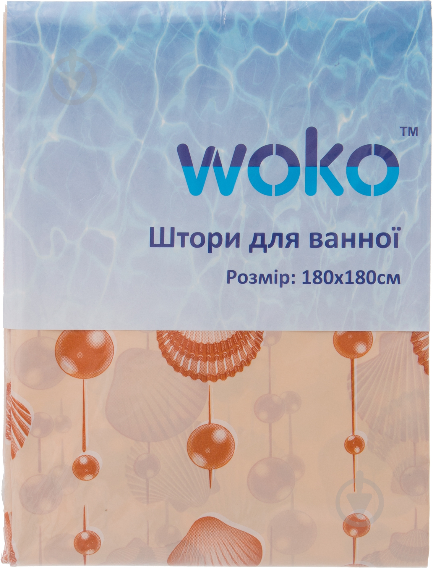 Штора для душа Woko Жемчужина Beige - фото 3