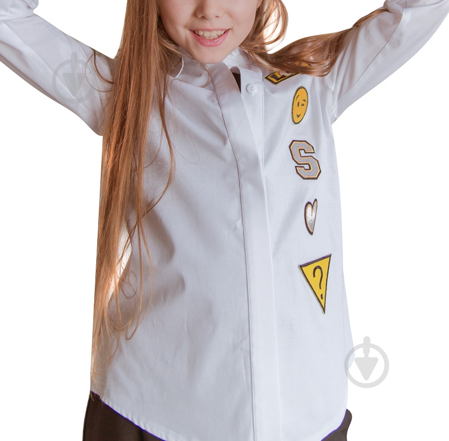 Блуза Sasha р.158 белый 3915/1 - фото 1