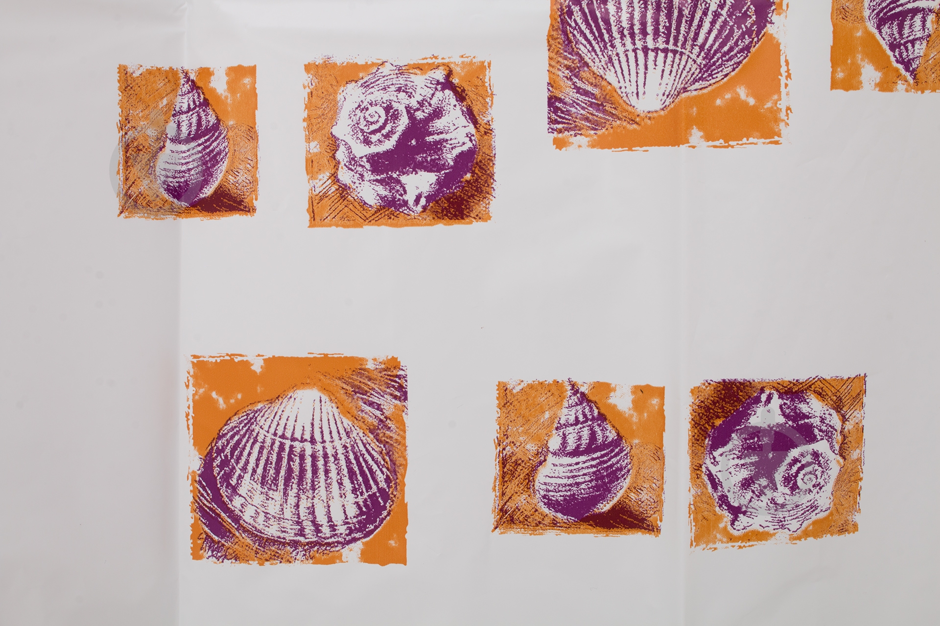 Штора для душа Woko Ракушки White - фото 2 Штора для душа Woko Ракушки White - фото 2