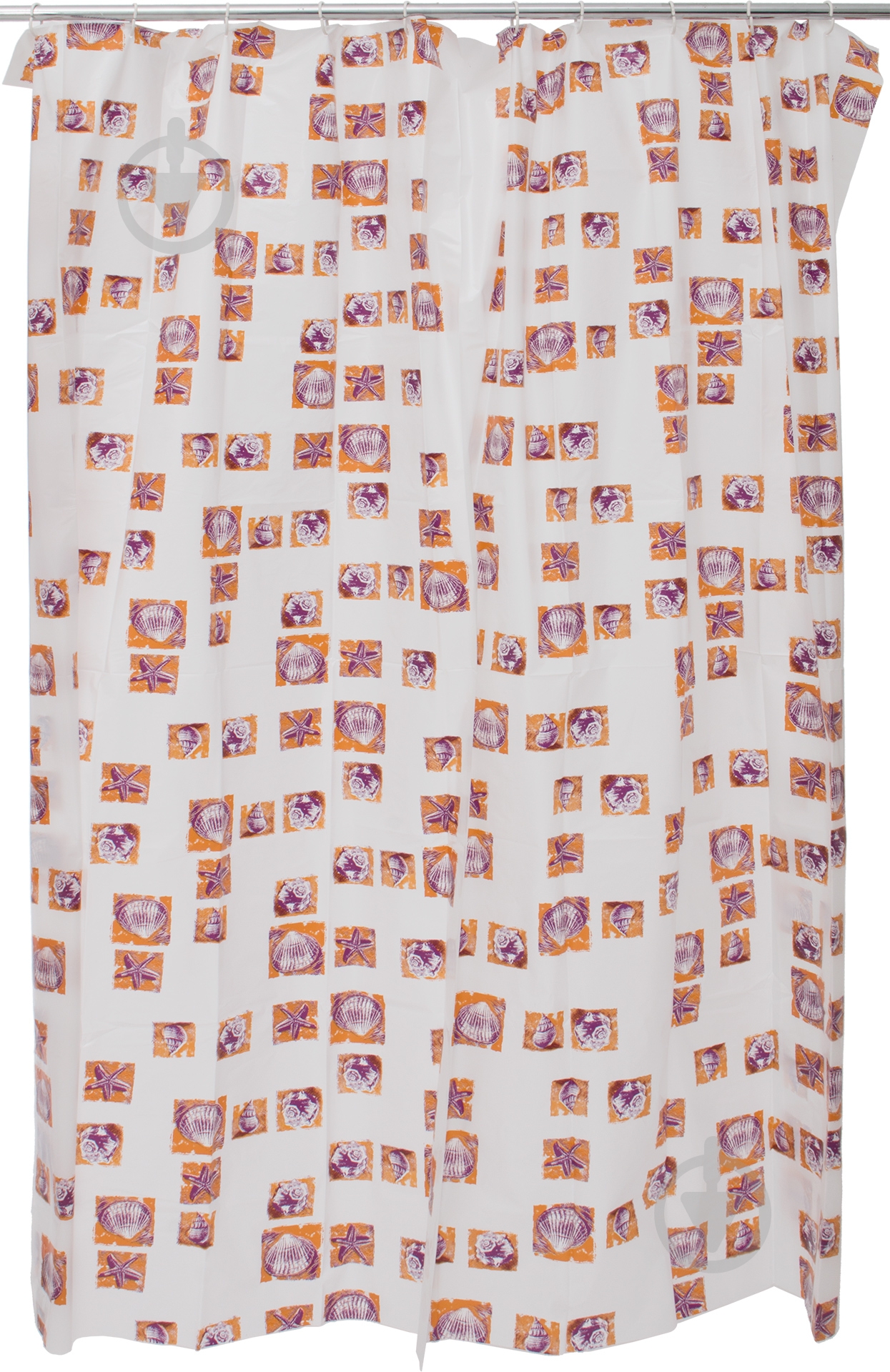 Штора для душа Woko Ракушки White - фото 1 Штора для душа Woko Ракушки White - фото 1