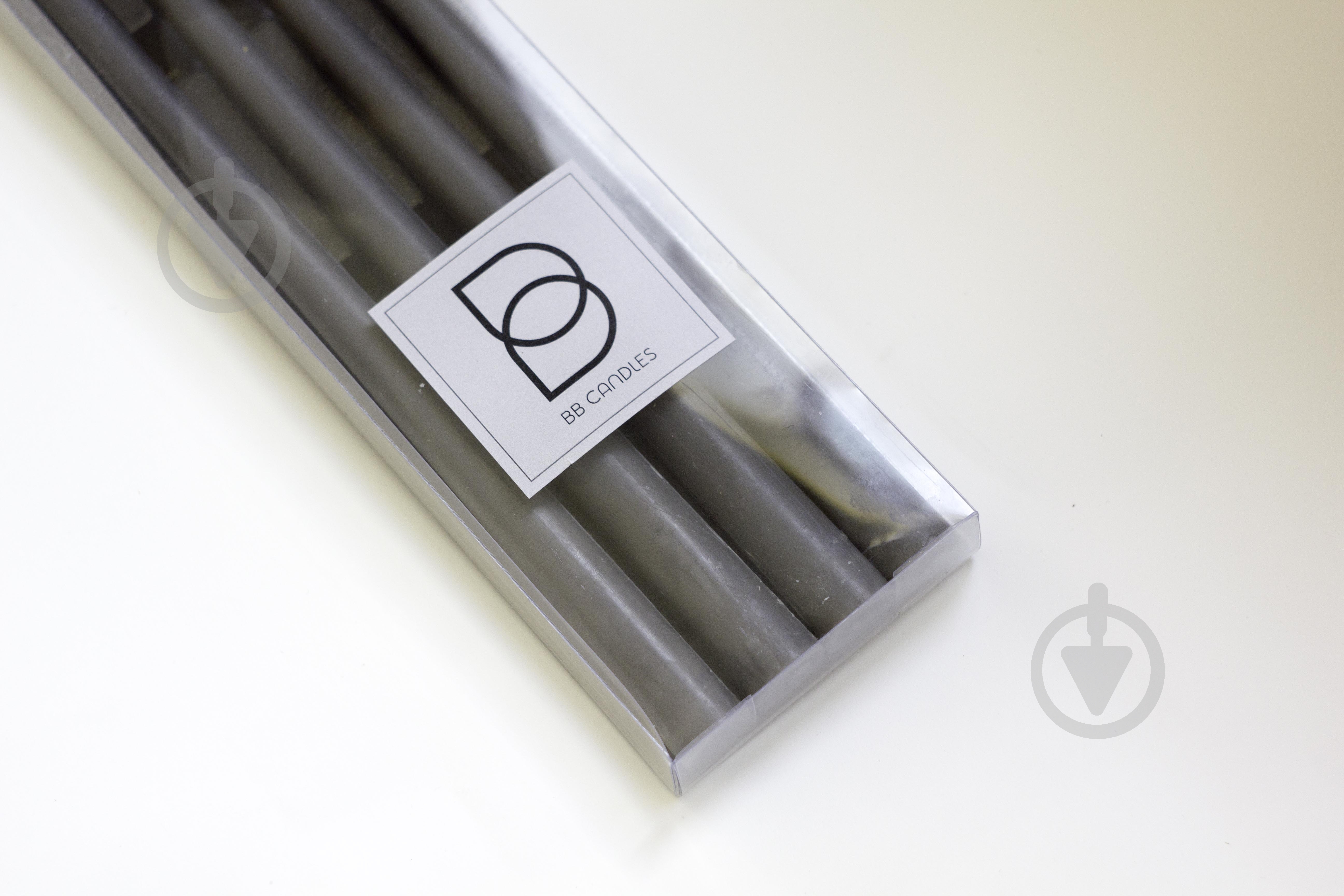 Набор свечей shale grey 45 см 4 шт. BB CANDLES - фото 4