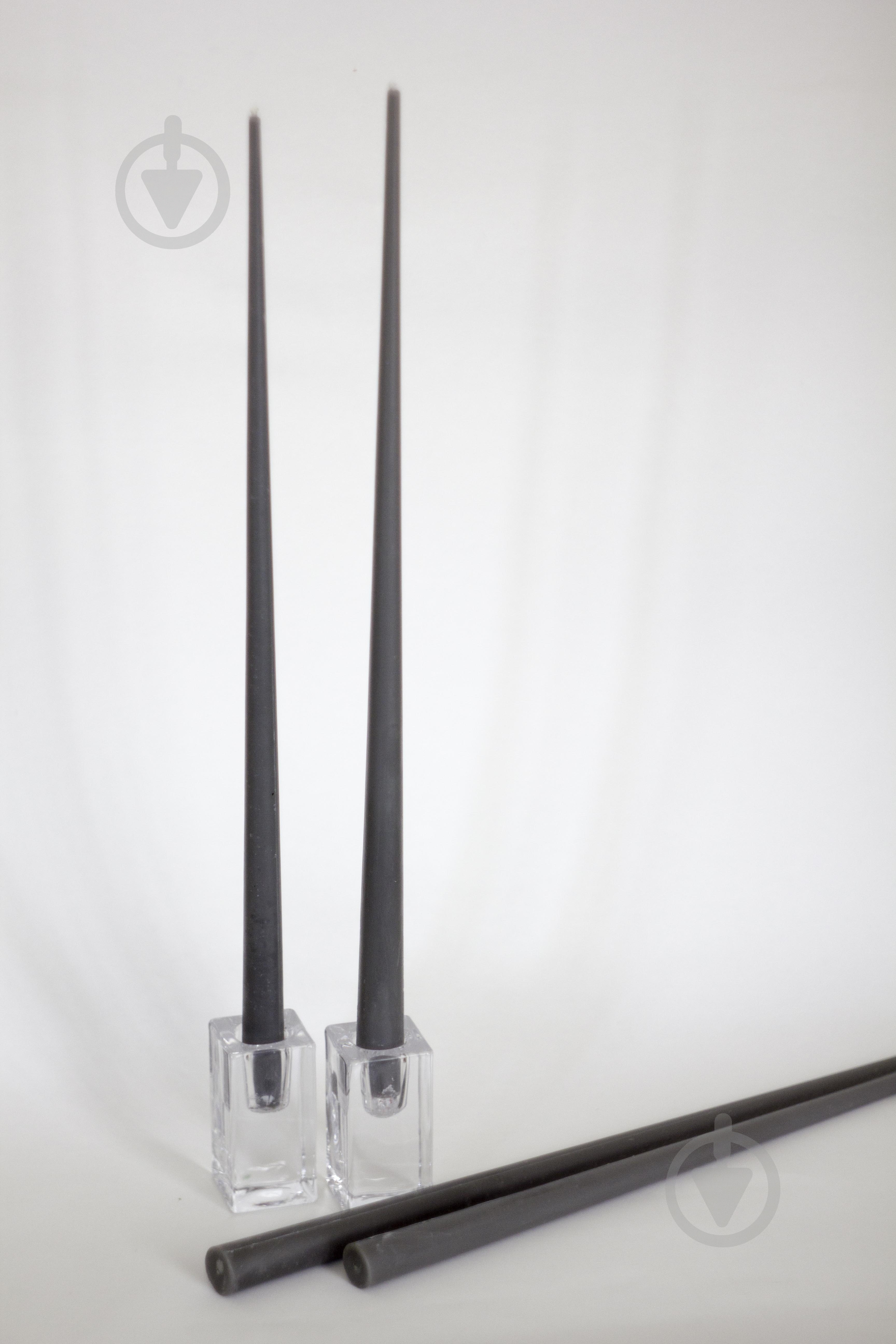 Набор свечей shale grey 45 см 4 шт. BB CANDLES - фото 1