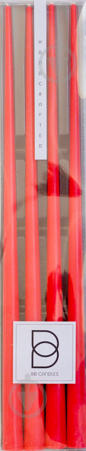 Набор свечей scarlet sunset 45 см 4 шт. BB CANDLES - фото 2