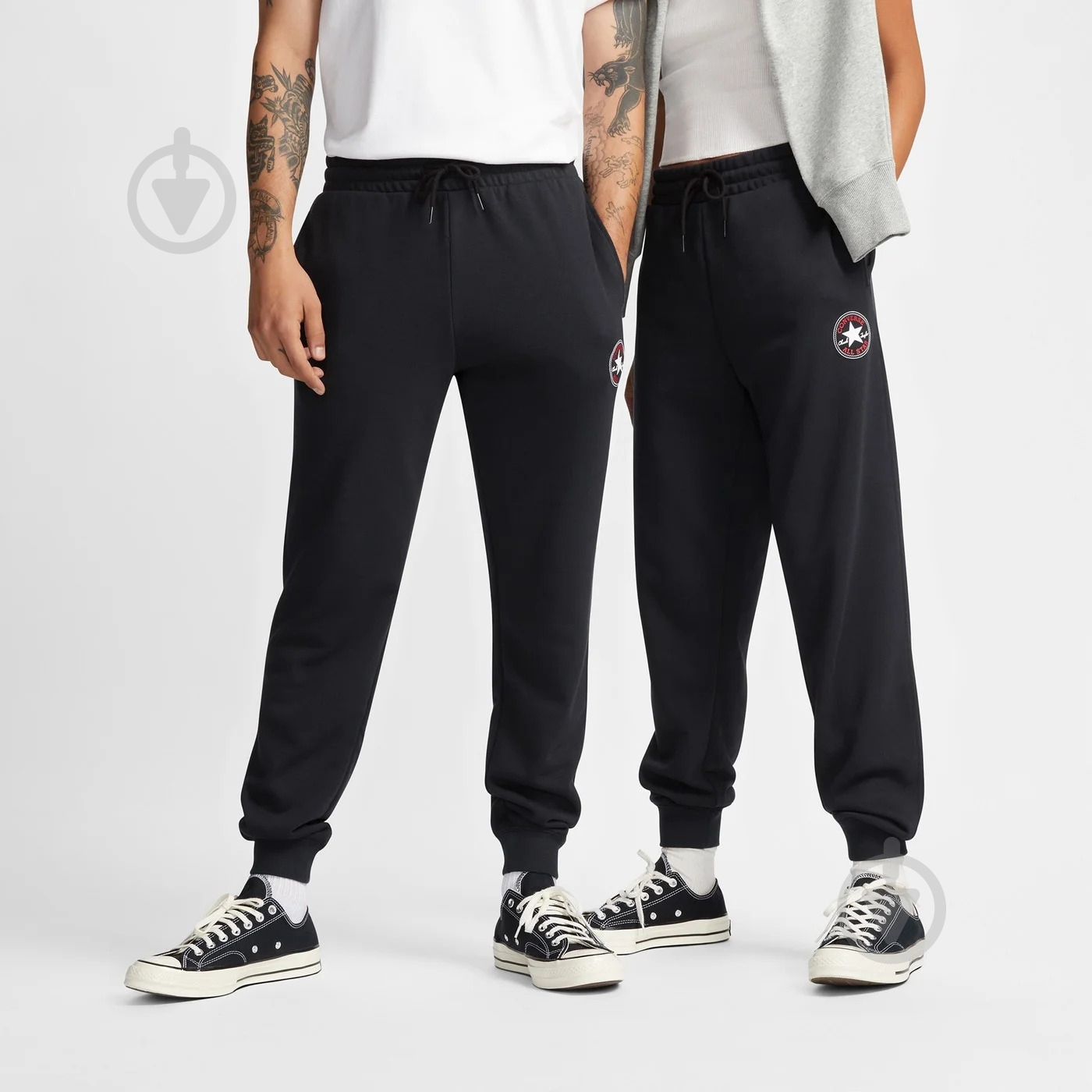 Брюки Converse NOVELTY CHUCK PATCH PANT 10024947-001 р. L черный - фото 1