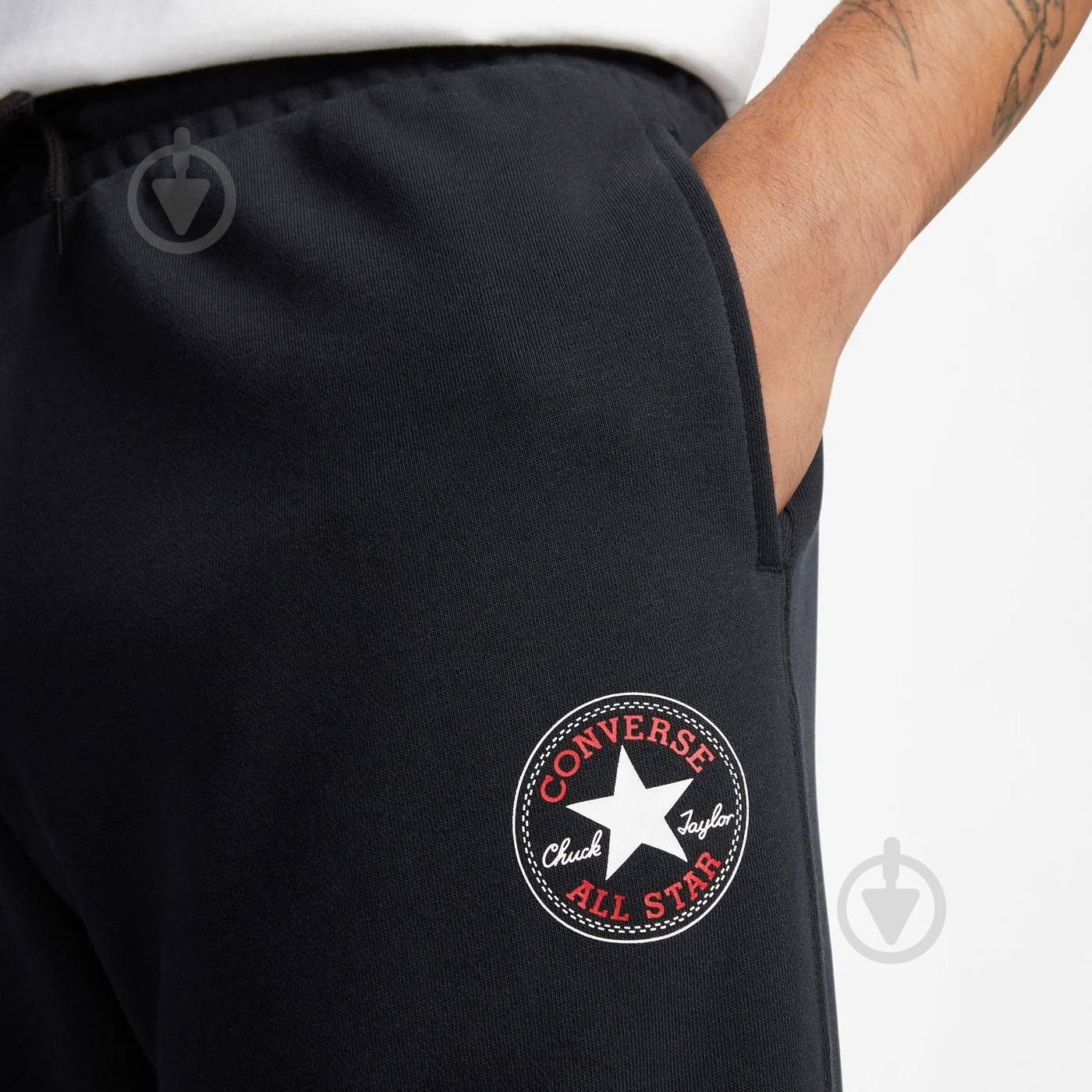 Брюки Converse NOVELTY CHUCK PATCH PANT 10024947-001 р. L черный - фото 4
