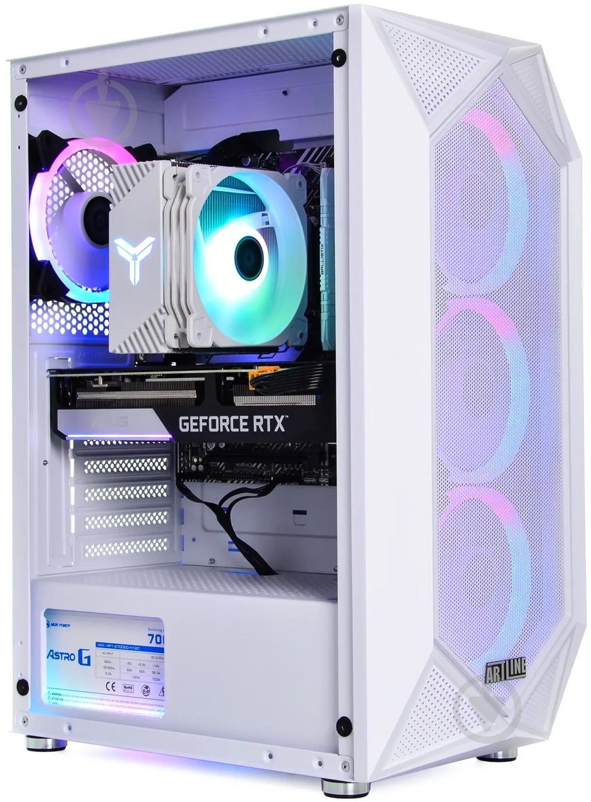 Компьютер Artline Gaming X65White (X65Whitev42) white - фото 5