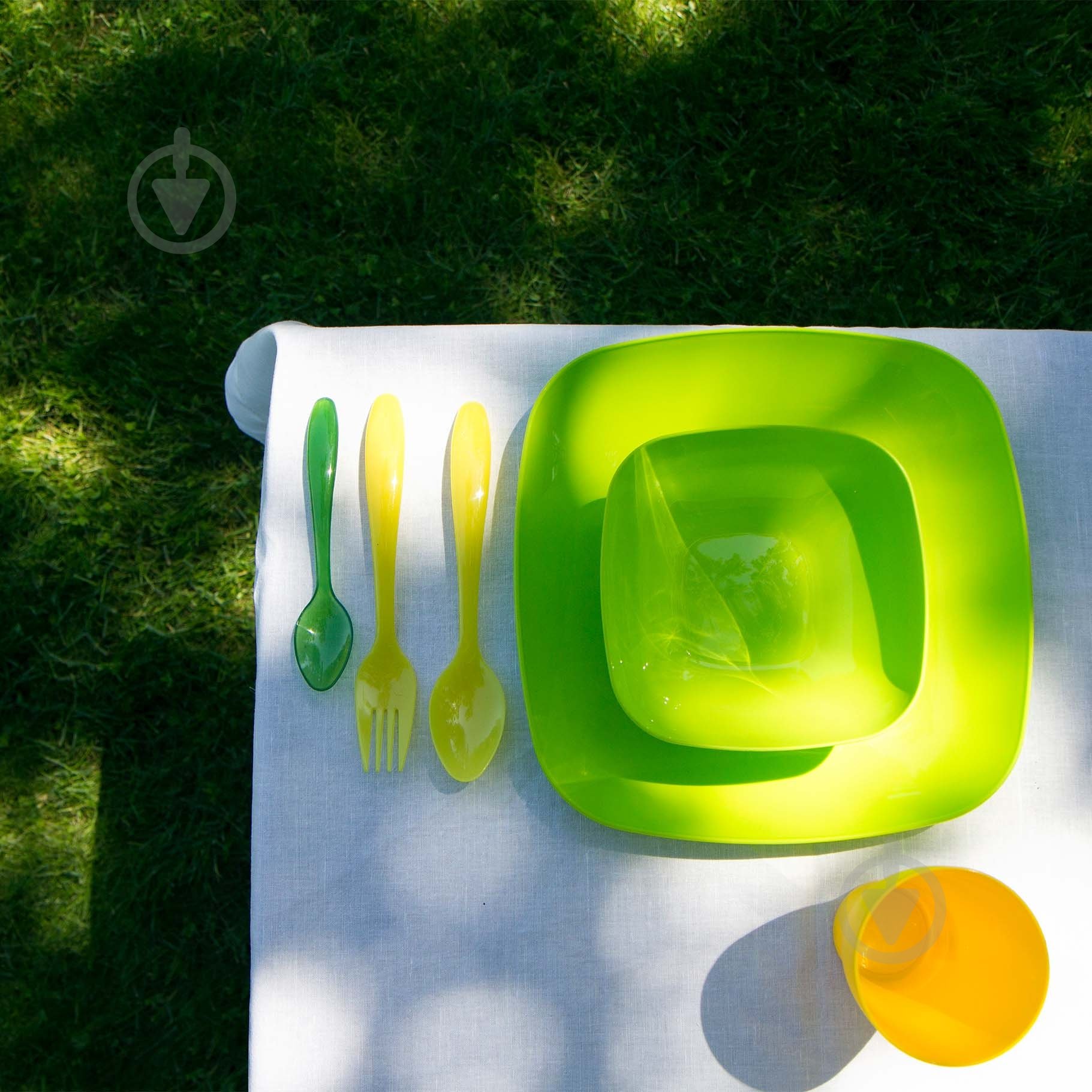 Тарілка Алеана Мульті 190х190 оливковий - фото 4