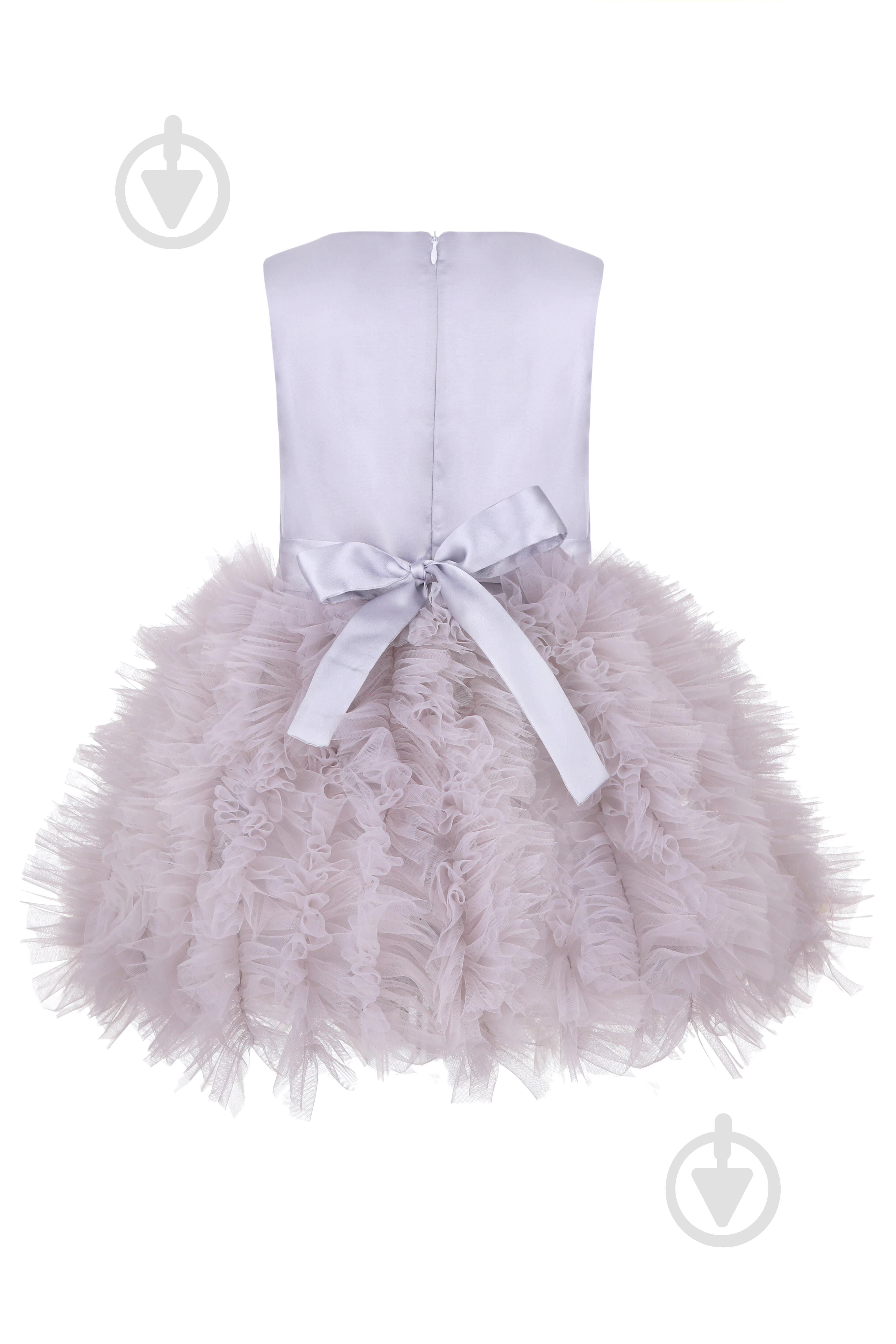 Платье Sasha р.104 серый 4652 - фото 2