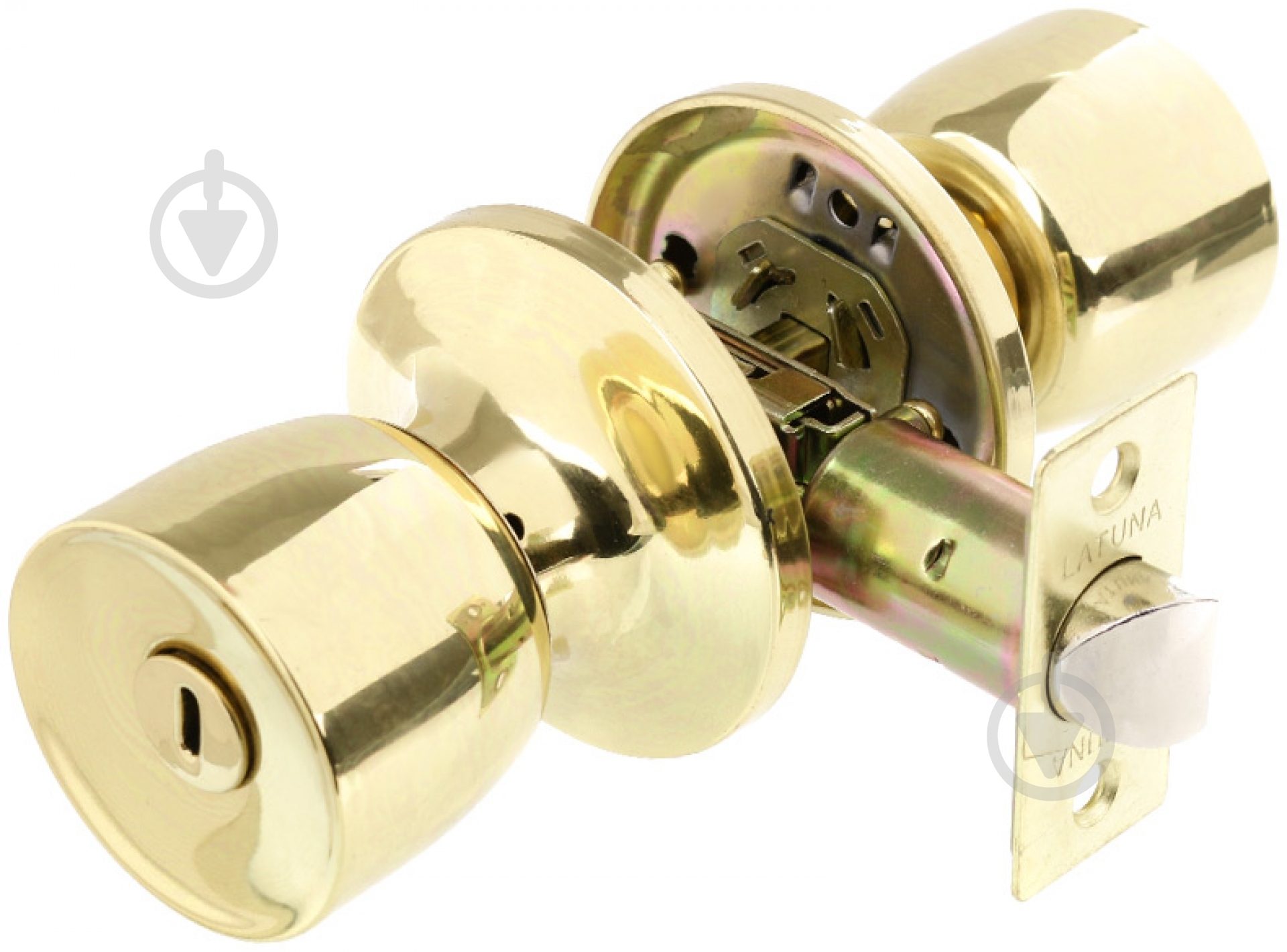 Кнобсет (ручка-засувка) Latuna Тюльпан WC полірована латунь - фото 1 Кнобсет (ручка-засувка) Latuna Тюльпан WC полірована латунь - фото 1