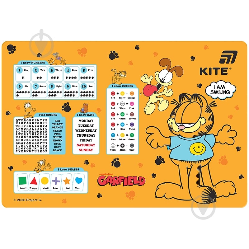 Подкладка настольная Garfield GF26-207 KITE - фото 1