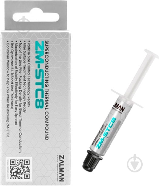Термопаста Zalman ZM-STС8 1,5g - фото 4 Термопаста Zalman ZM-STС8 1,5g - фото 4