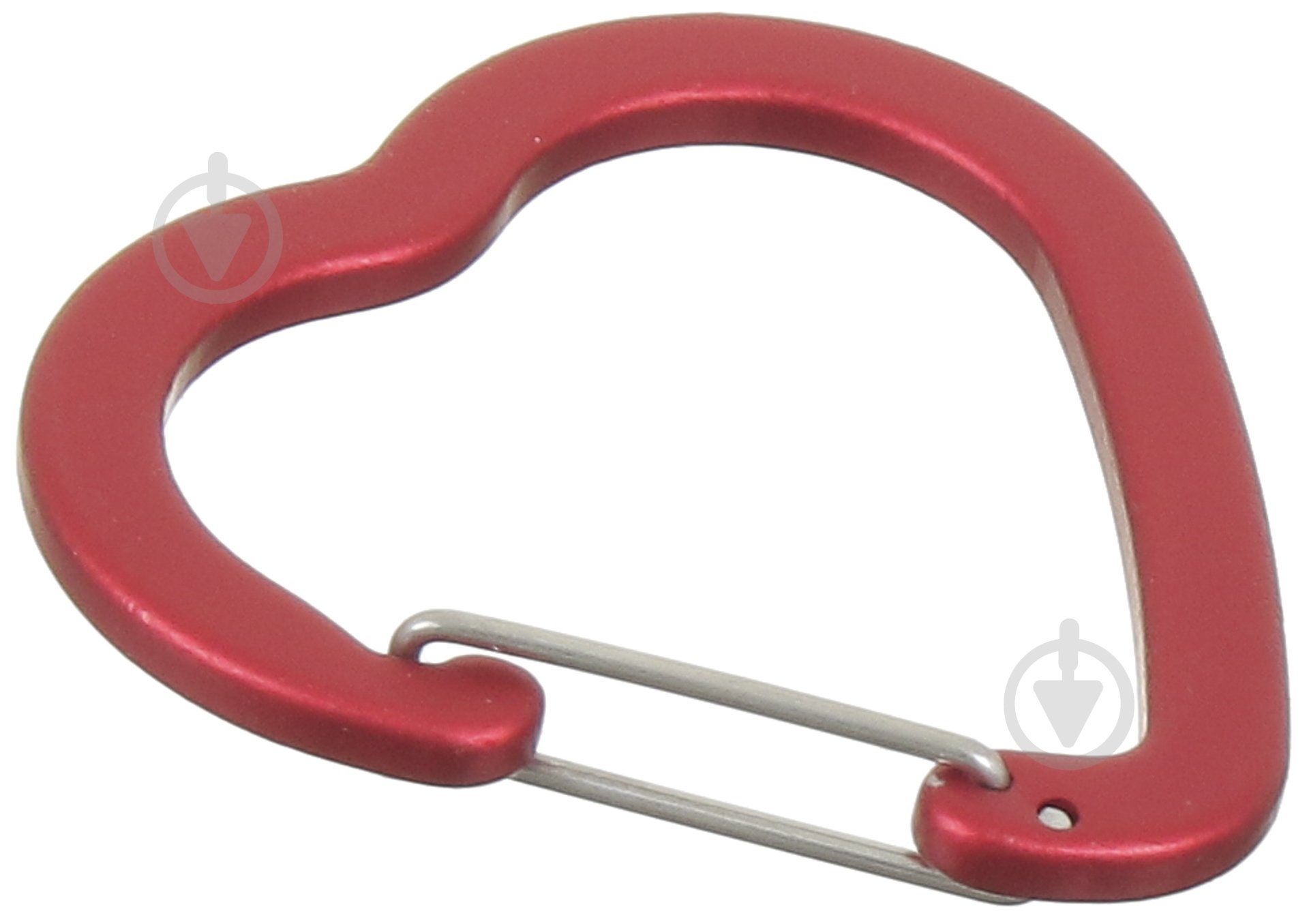 Карабин 44x40x4.5 мм сердце 4,5 мм алюминий 1 шт. - фото 2