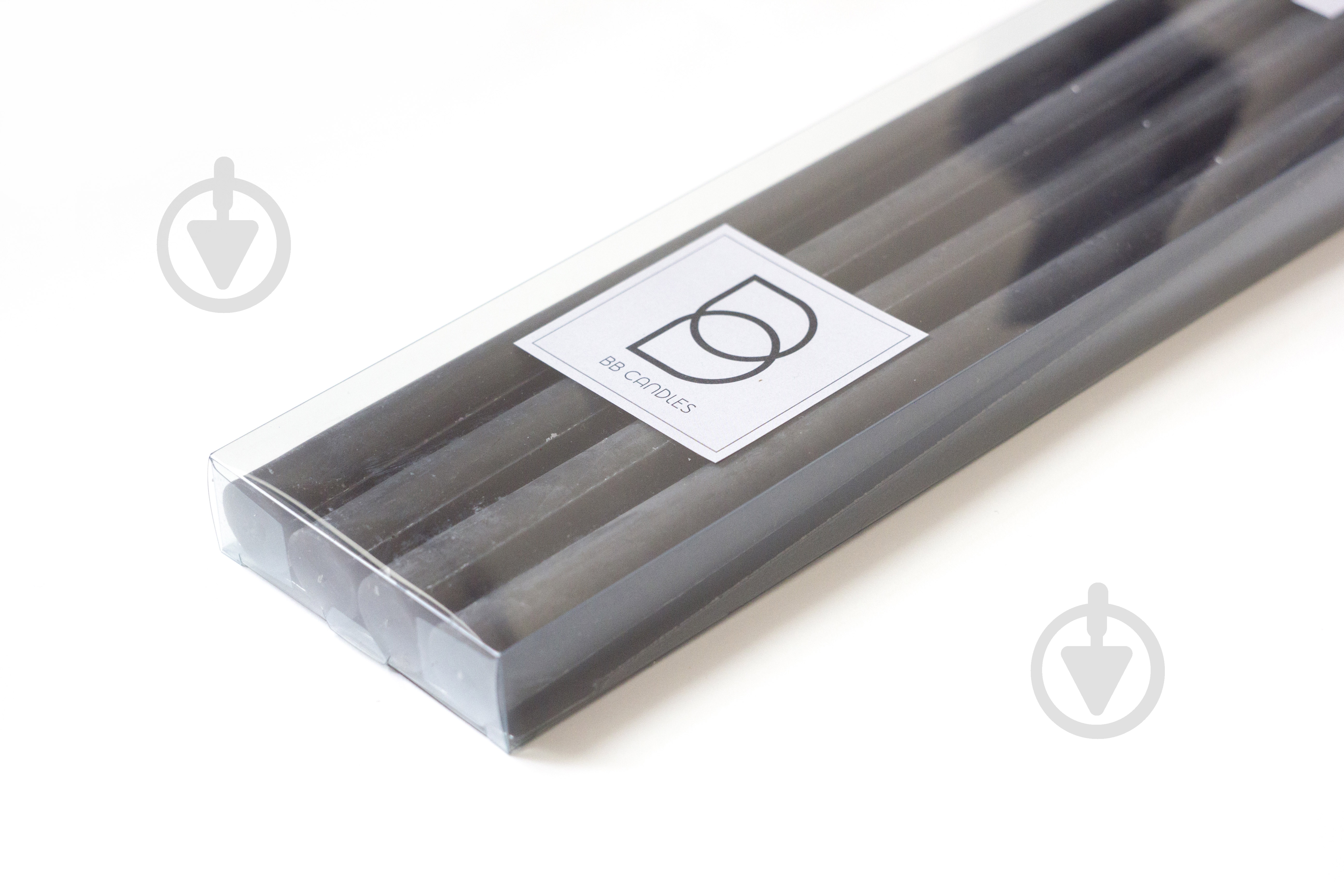 Набор свечей black 45 см 4 шт. BB CANDLES - фото 4