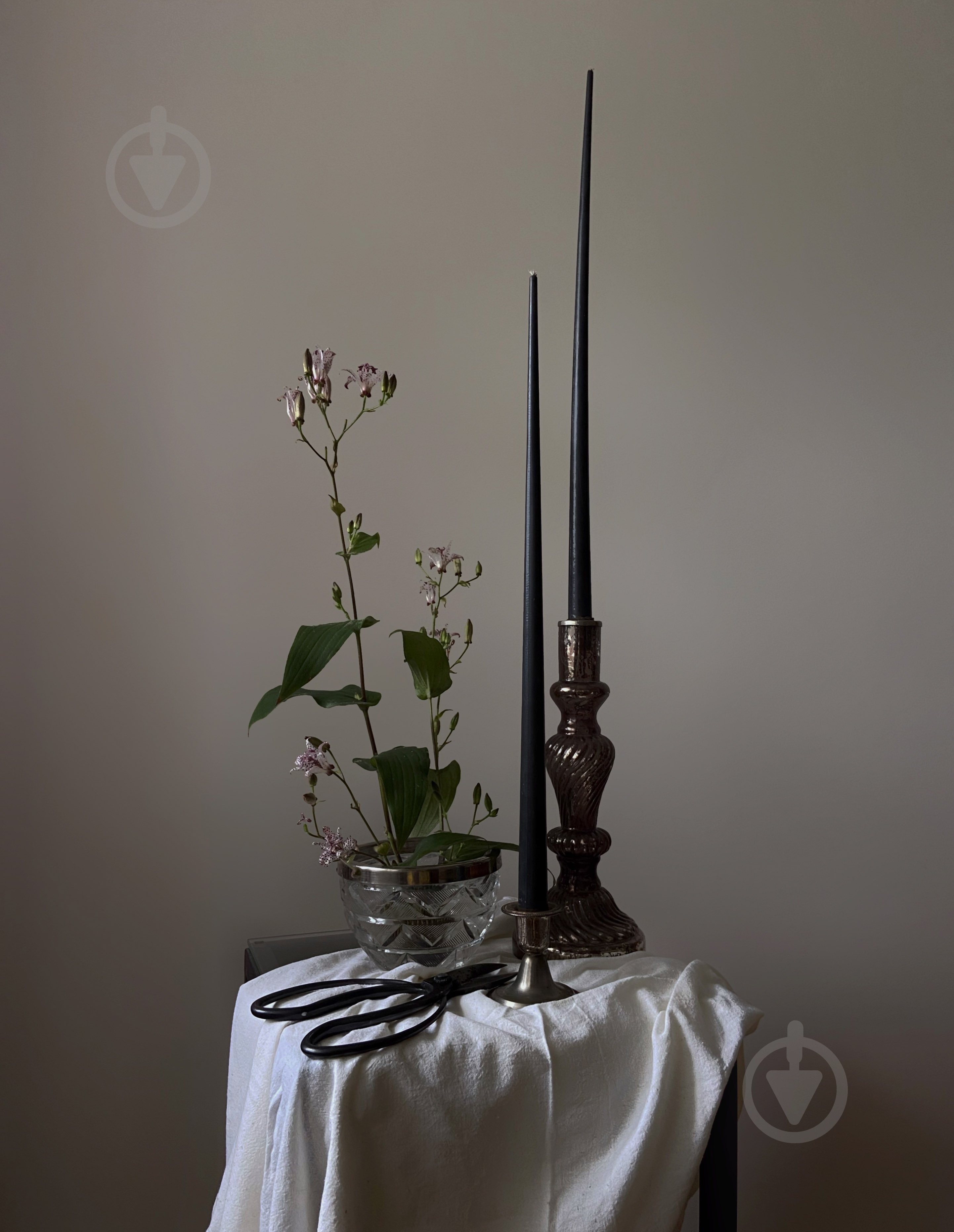 Набор свечей black 45 см 4 шт. BB CANDLES - фото 6