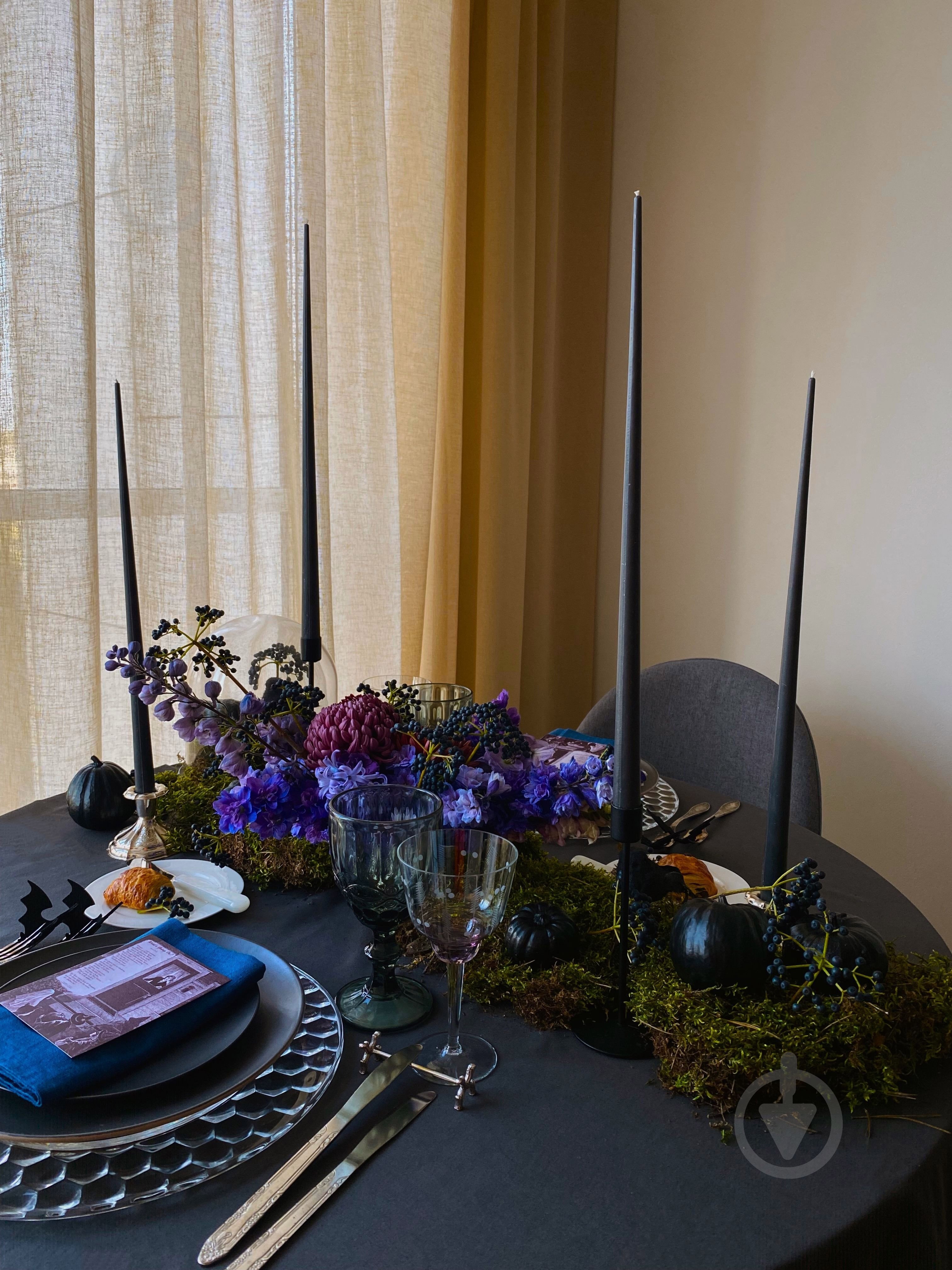 Набор свечей black 45 см 4 шт. BB CANDLES - фото 5