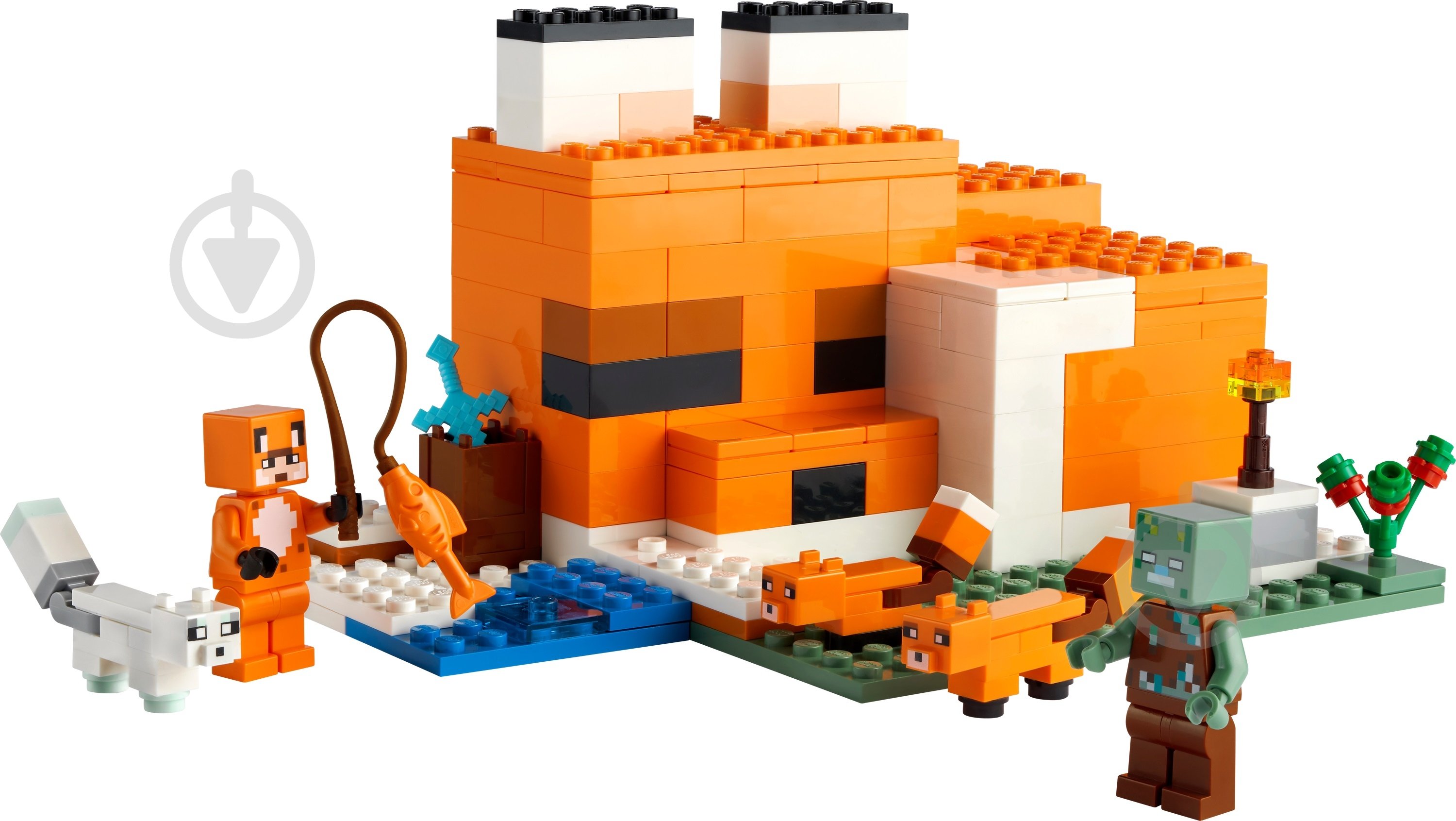 Конструктор LEGO Minecraft Нора лисиці 21178 - фото 2