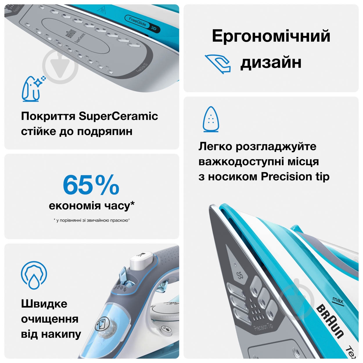 Утюг Braun SI5006BL TexStyle 5 - фото 3