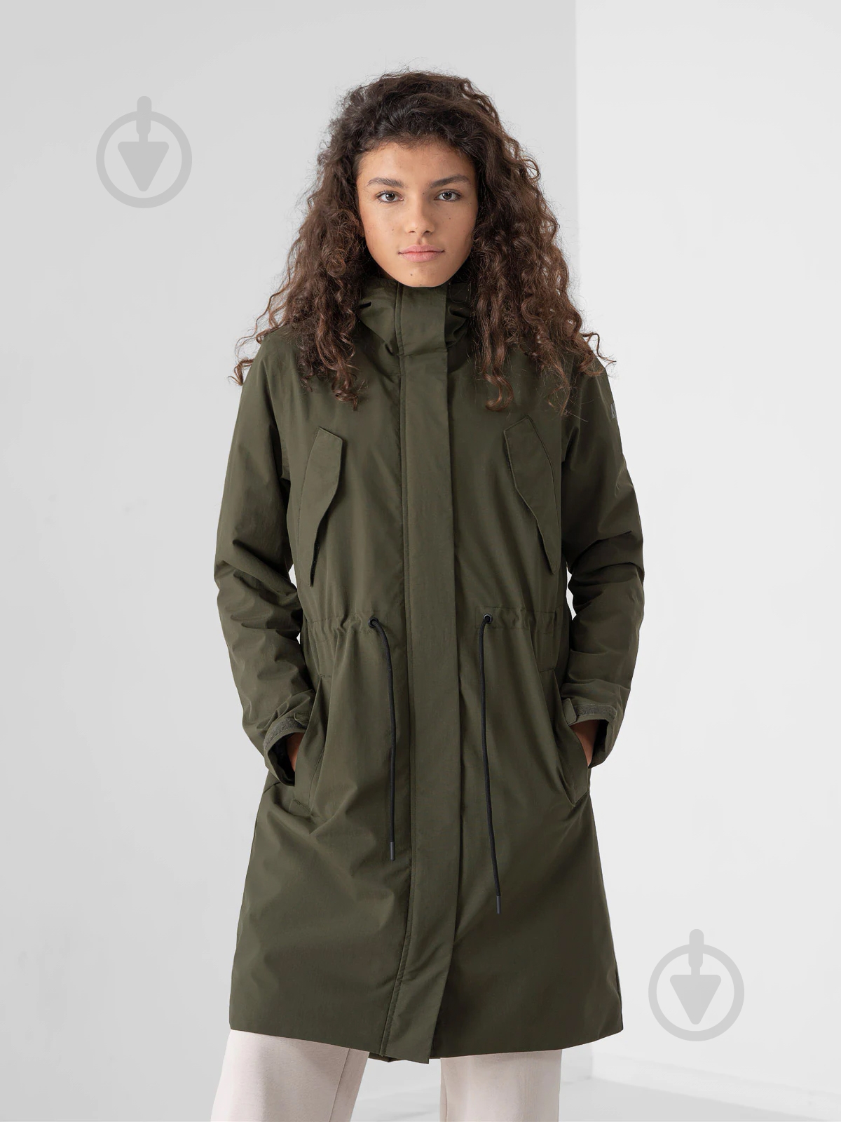 Куртка женское 4F D4Z21-KUD302-43S р.2XL хаки - фото 2