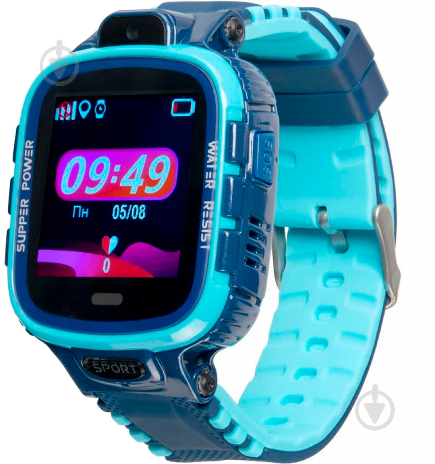Смарт-годинник дитячий Gelius PRO KID з GPS трекером blue (GP-PK001) - фото 2