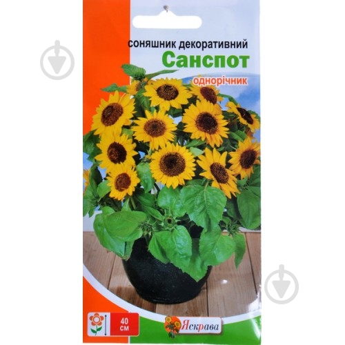 Семена Яскрава подсолнух декоративный Санспот 2 г - фото 1 Семена Яскрава подсолнух декоративный Санспот 2 г - фото 1