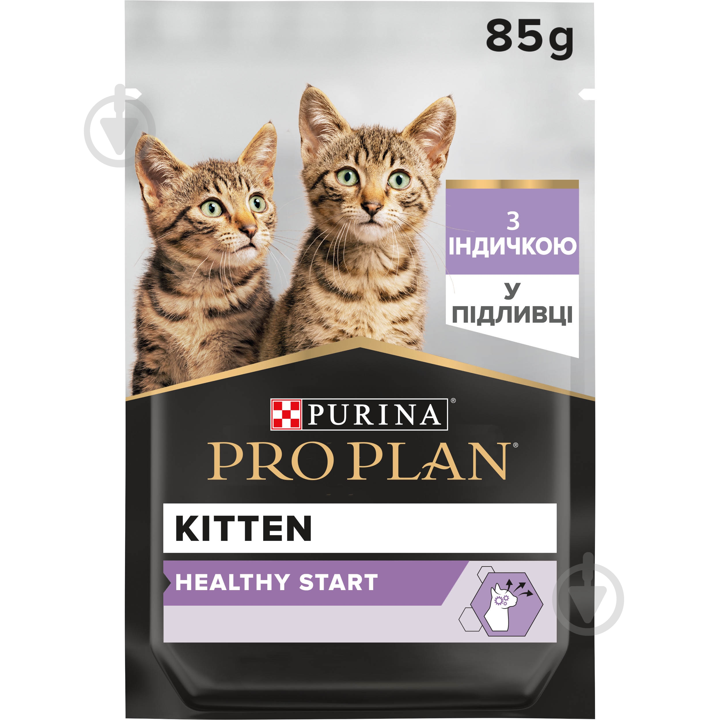 Корм влажный для котят ProPlan by Purina Junior с индейкой 85 г - фото 1 Корм влажный для котят ProPlan by Purina Junior с индейкой 85 г - фото 1