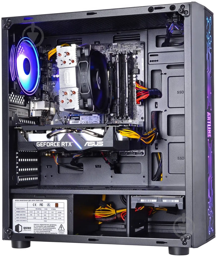 Компьютер Artline Gaming X75 (X75v78) black - фото 5