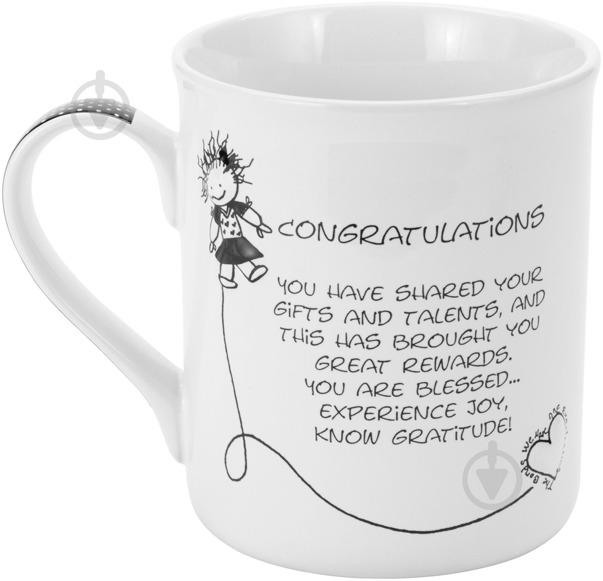 Чашка Enesco Поздравляю 450 мл 118008 - фото 2 Чашка Enesco Поздравляю 450 мл 118008 - фото 2