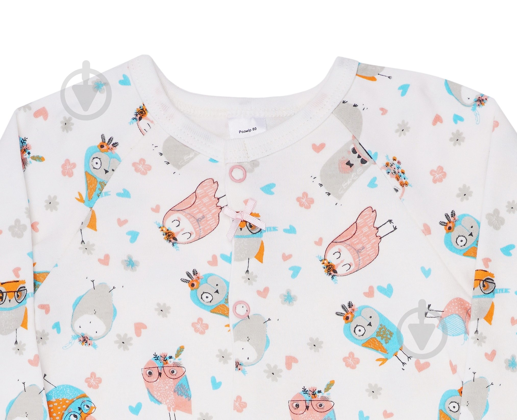 Человечек для девочки ТМ Софія Owls р.80 мульти 300180 - фото 4