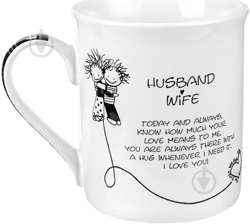 Чашка Enesco Муж и жена 450 мл 4004610 - фото 2 Чашка Enesco Муж и жена 450 мл 4004610 - фото 2