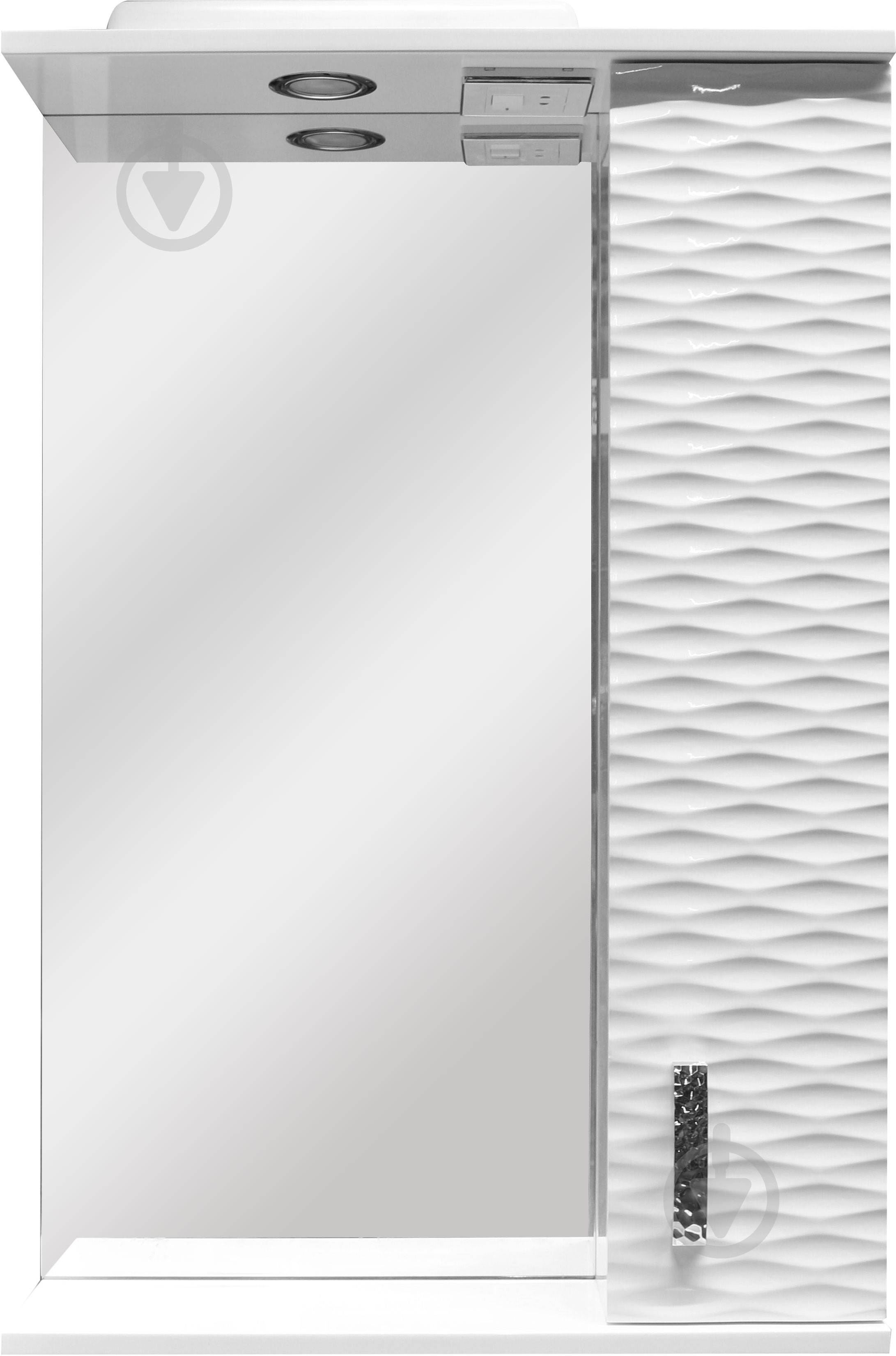 Зеркало со шкафчиком Сансервіс 3D-60 - фото 1