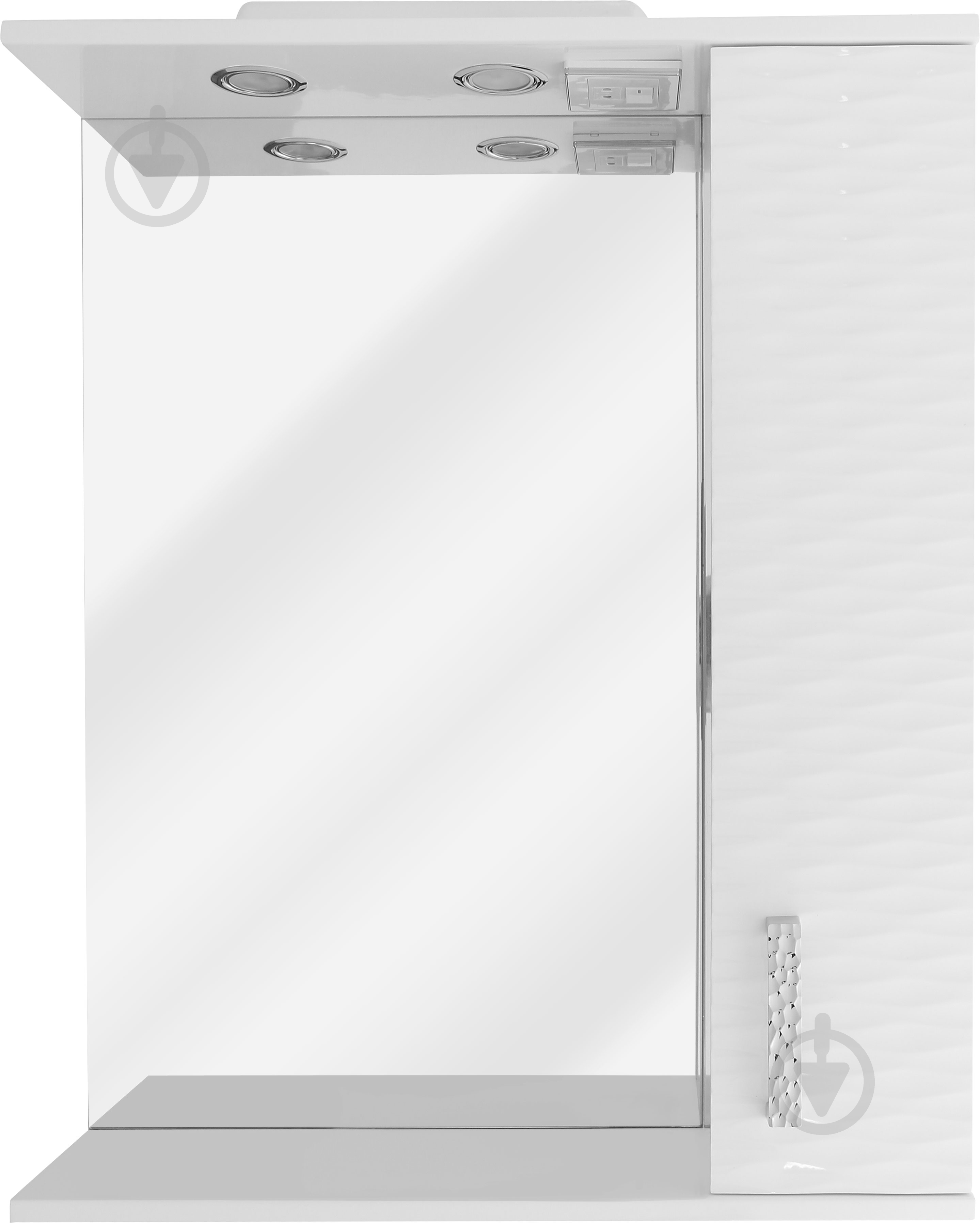 Зеркало со шкафчиком Сансервіс 3D-70 - фото 1