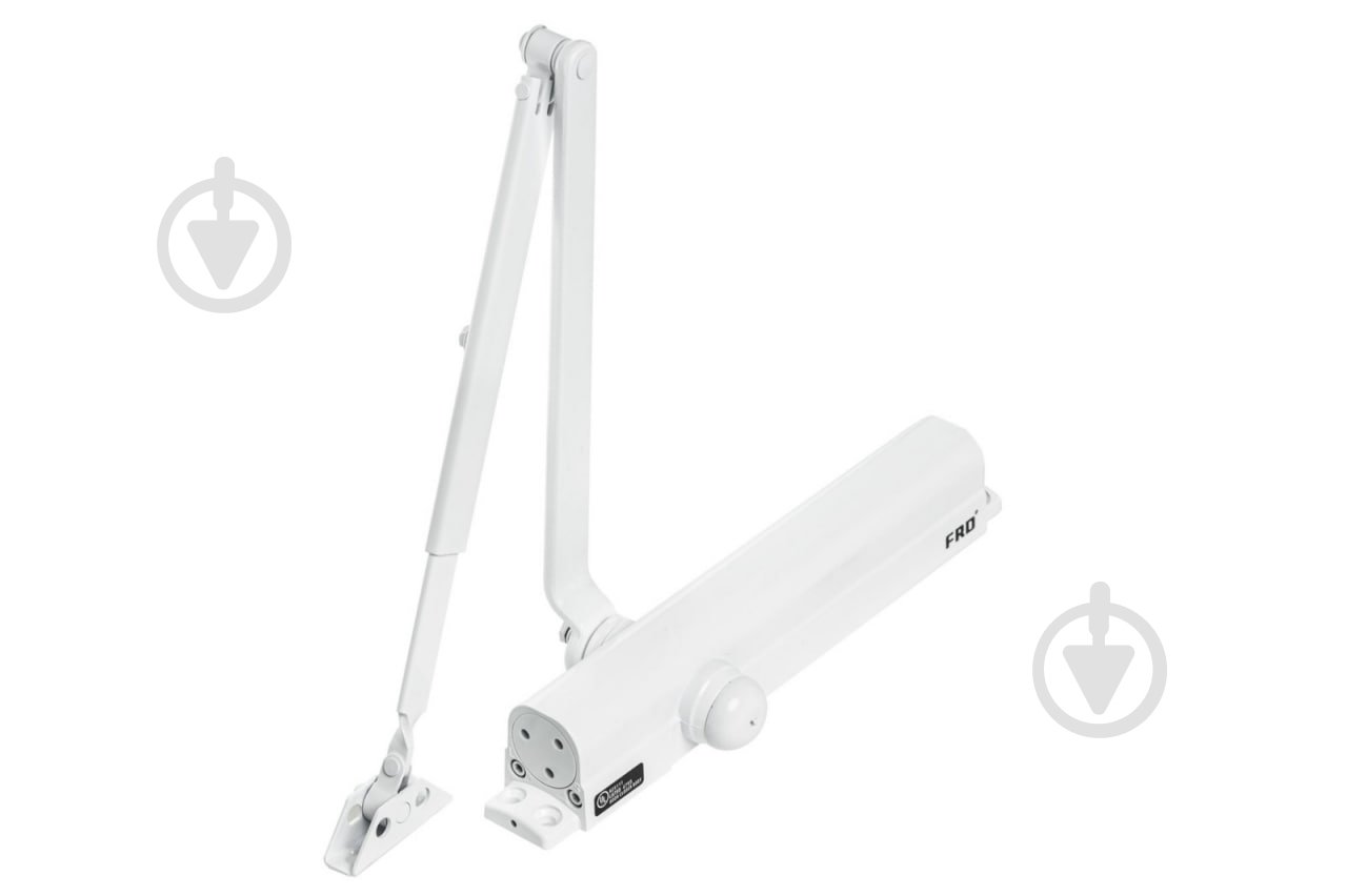 Доводчик дверной ASTEX FRD B5W 1250 мм Ral 9016 белый 120 кг - фото 1