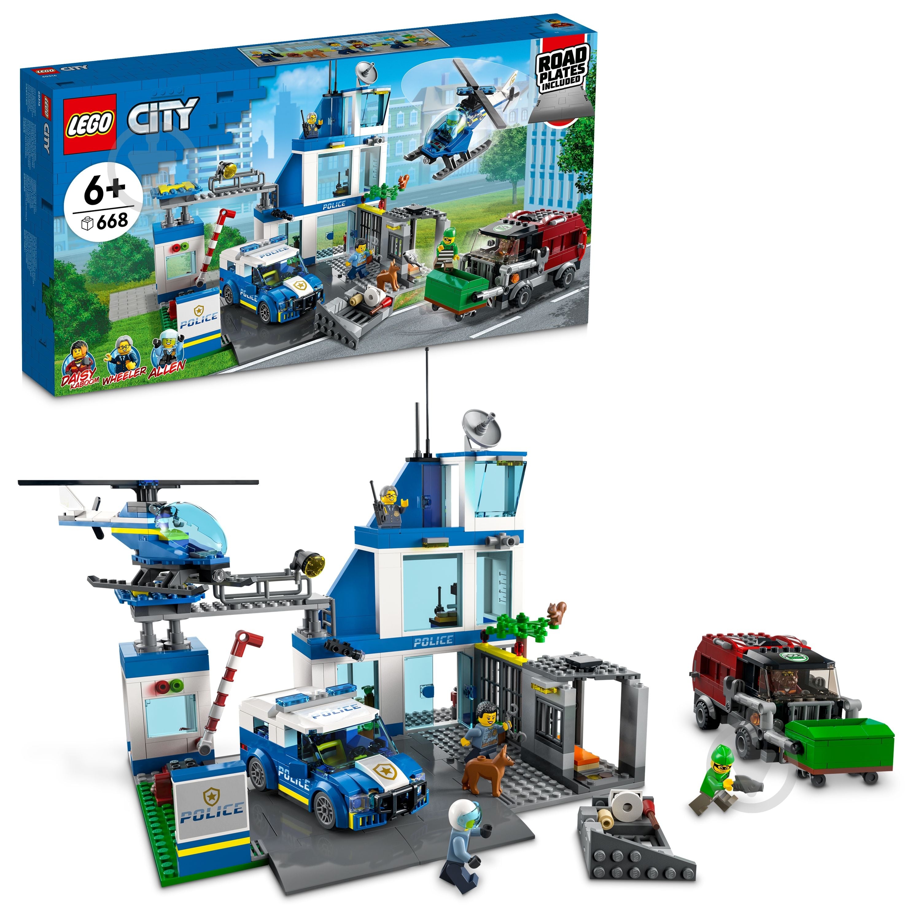ᐉ Конструктор LEGO City Поліцейська дільниця 60316 • Краща ціна в